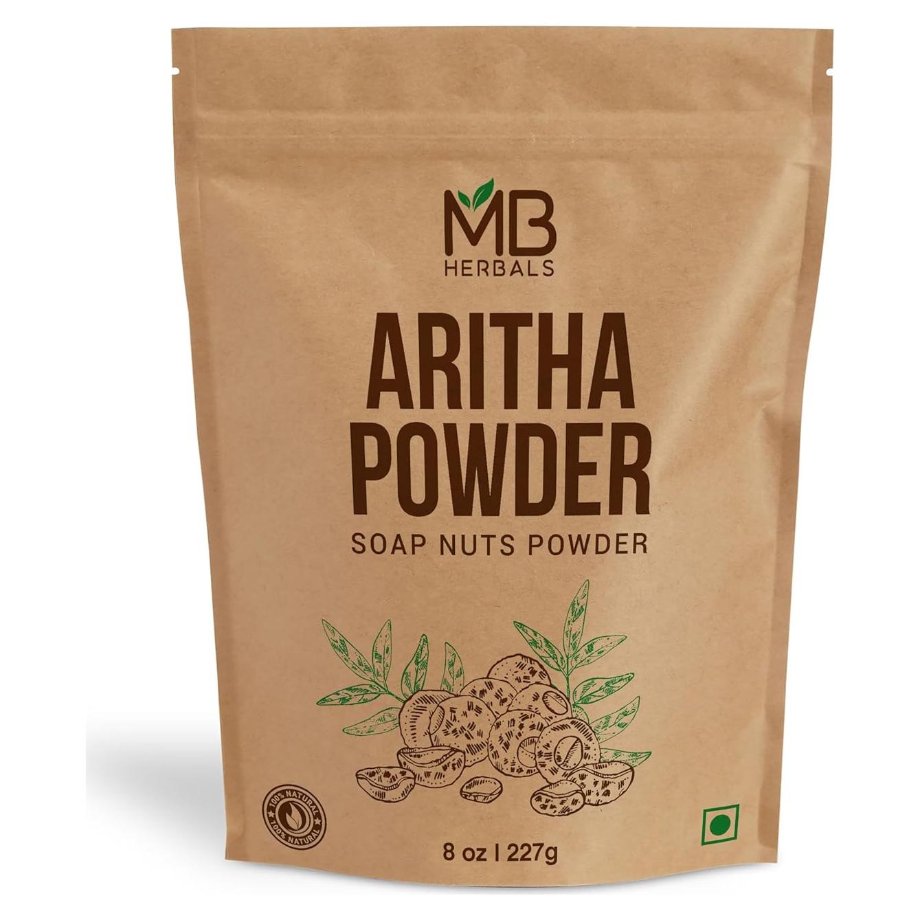 Polvo de Aritha 227g MB Herbals - Natural y Puro