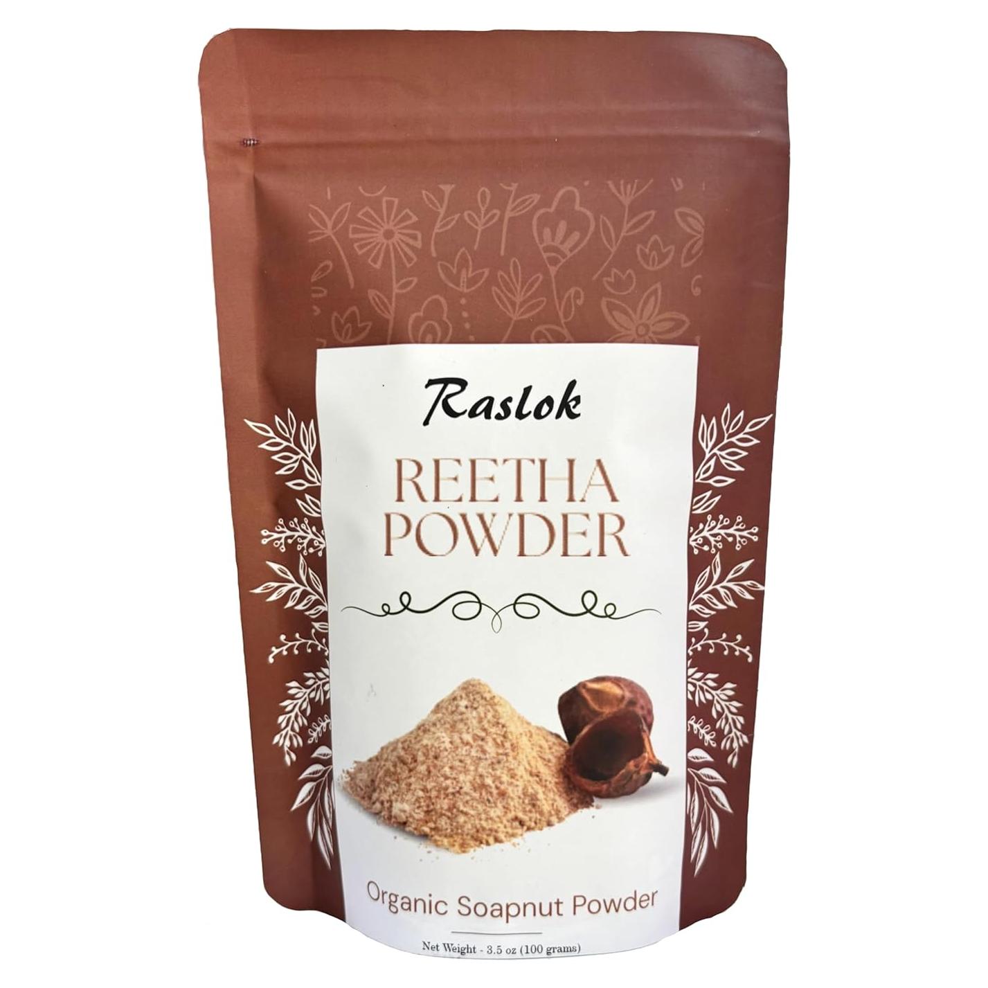 Polvo de Nuez de Jabón Aritha Raslok 100g - Natural y Sin Aditivos