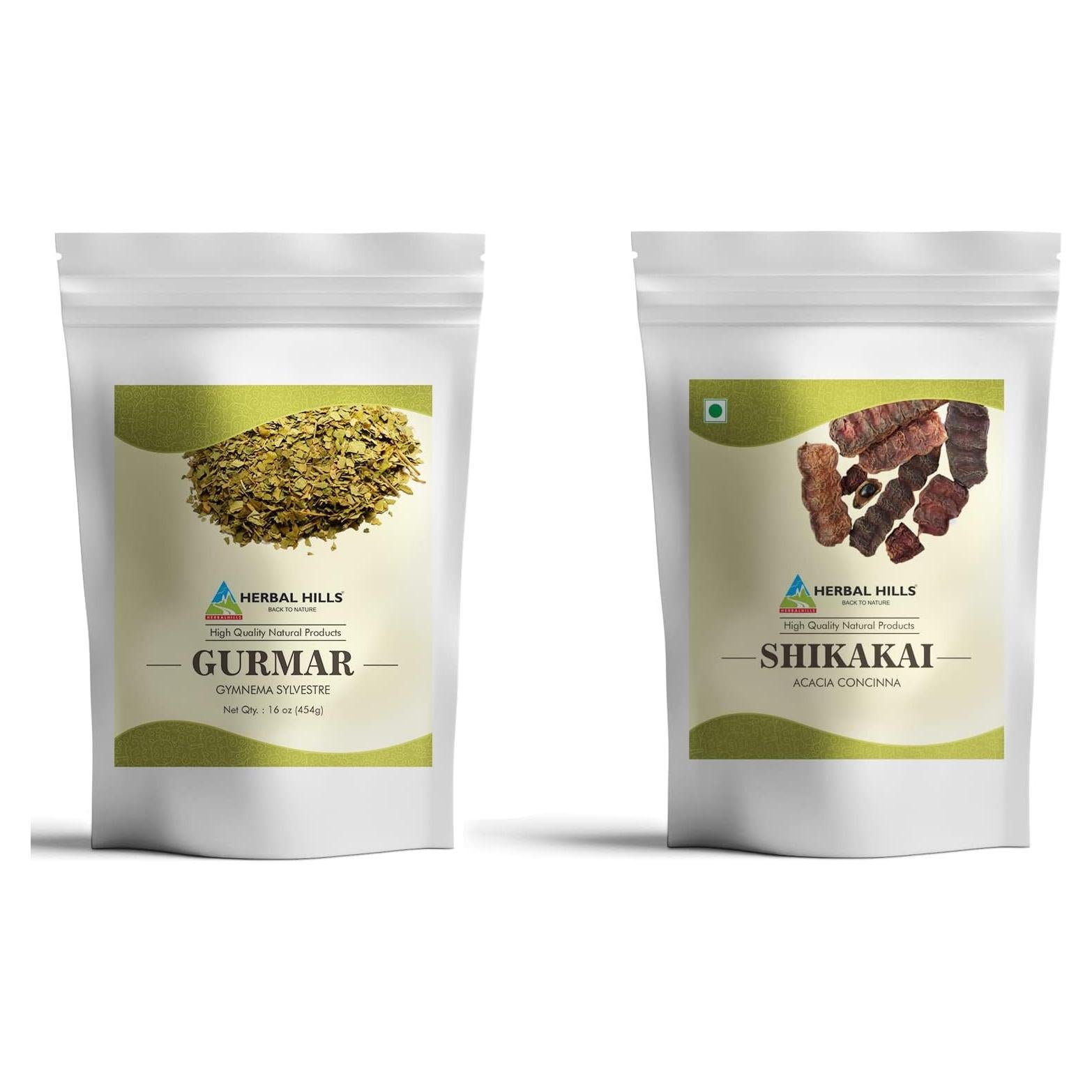 Polvo de Gurmar y Shikakai Orgánico Herbal Hills 908 g