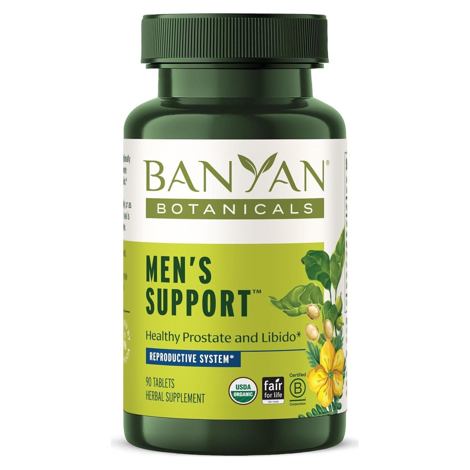 Tabletas de Soporte Masculino Banyan Botanicals - 90 Tabletas Veganas