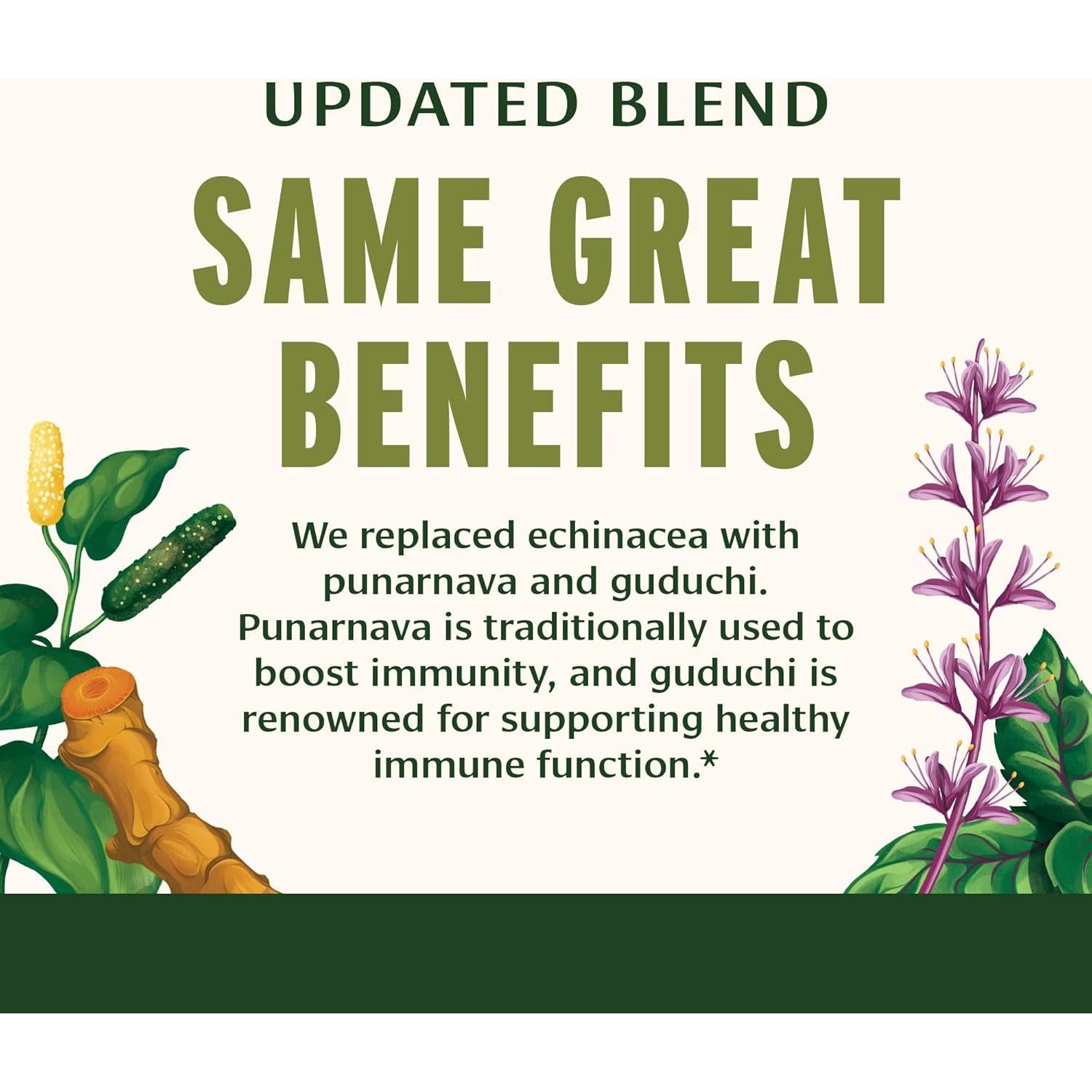 Suplemento Inmunidad Fuerte Banyan Botanicals - 90 Tabletas Orgánicas con Cúrcuma y Tulsi