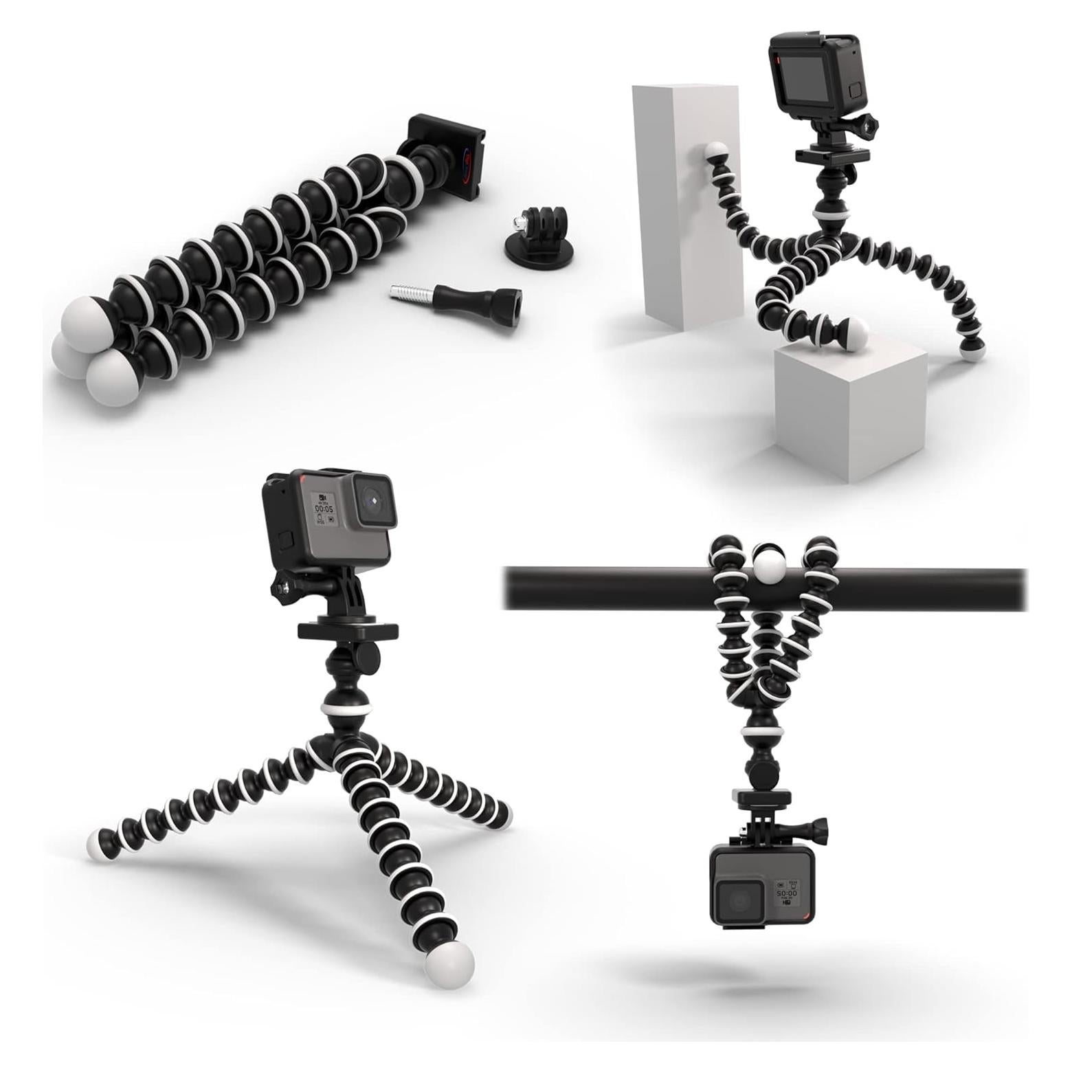 Trípode Flexible Digicharge 25.4 cm para Cámara y GoPro