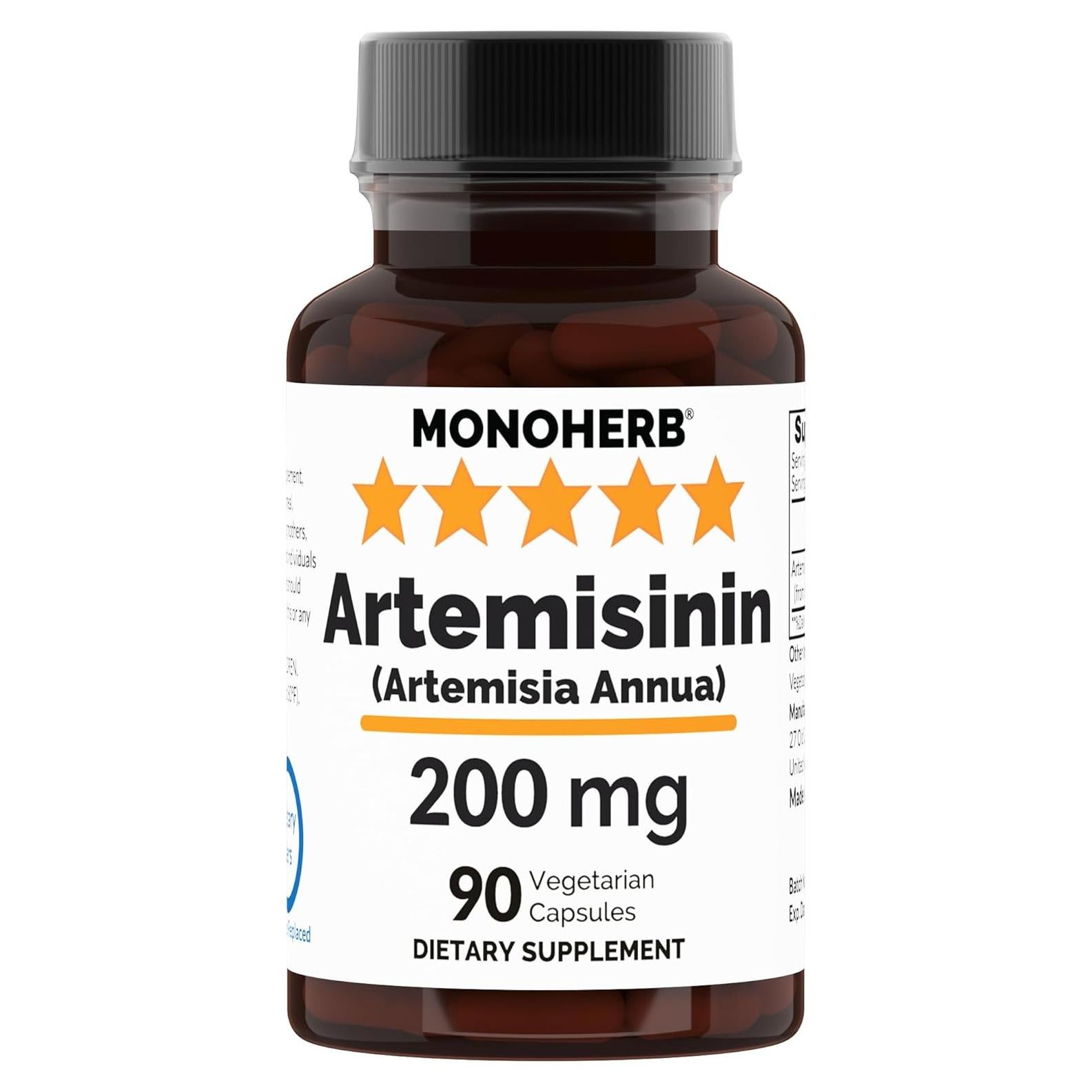 Suplemento de Artemisinina MONOHERB 200 mg 90 Cápsulas