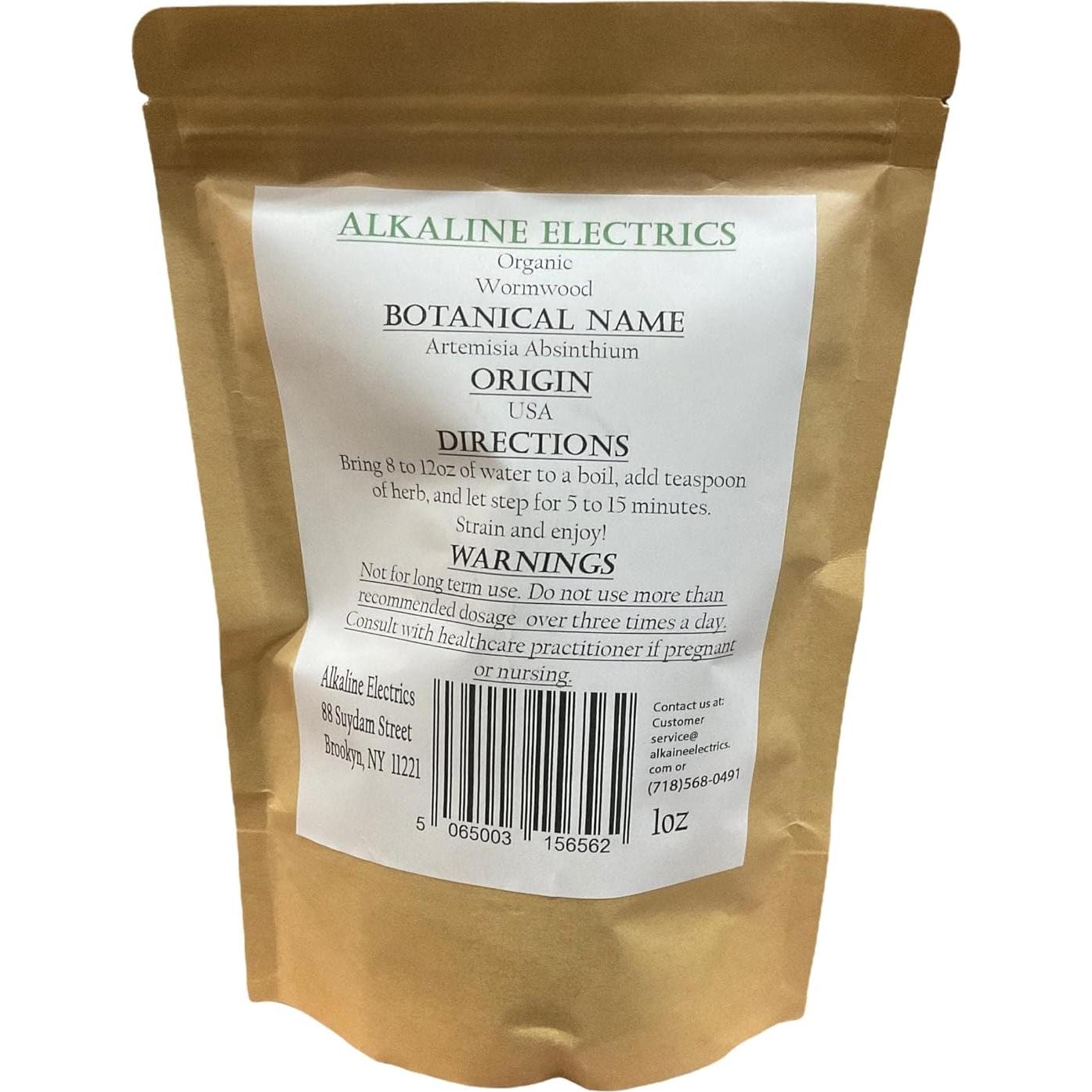 Artemisa Absinthium Cosechado Silvestre 56.7g Alkaline Electrics