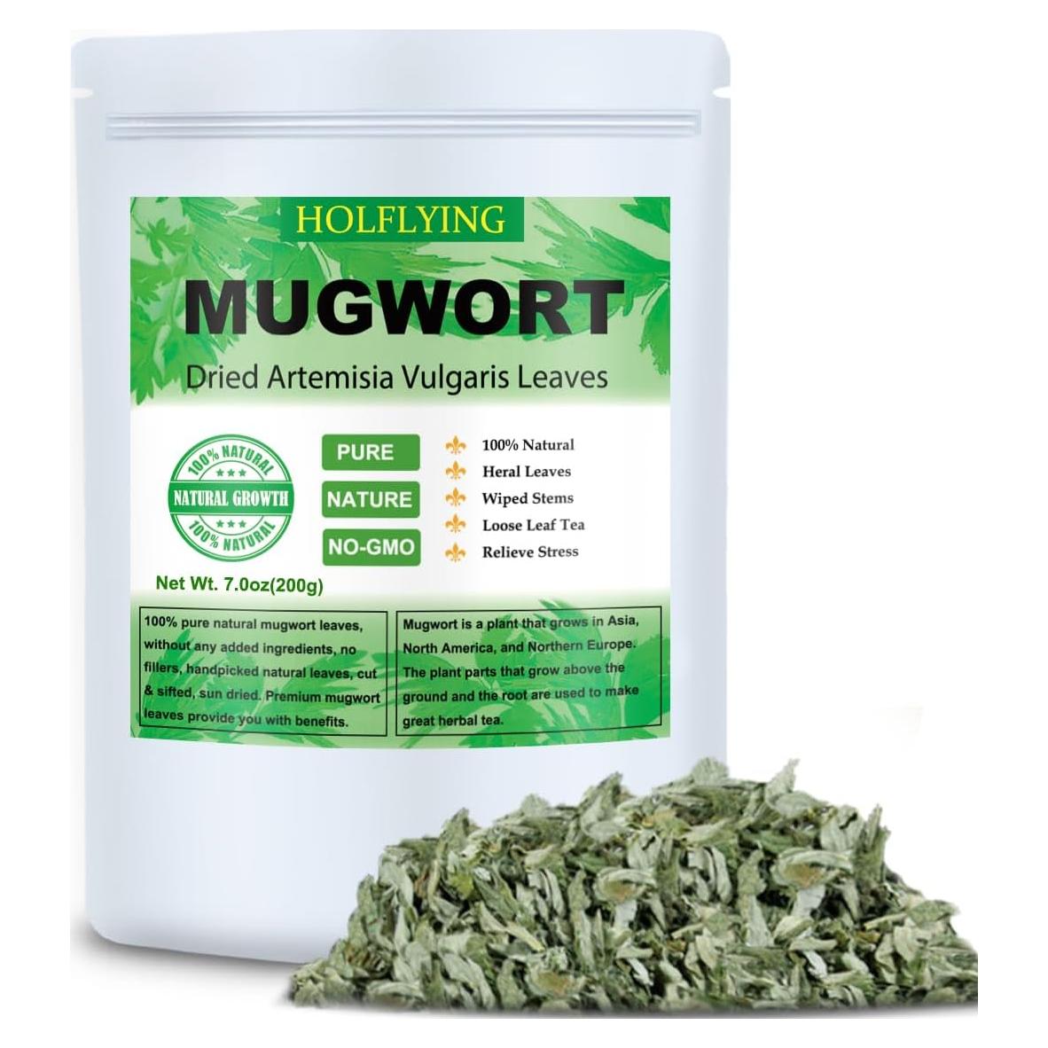 Hojas Secas de Artemisa 200g Holfcitylf - Té Natural Sin OGM