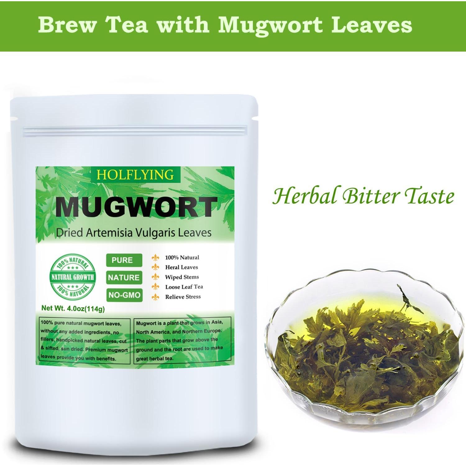 Hojas Secas de Artemisa 200g Holfcitylf - Té Natural Sin OGM