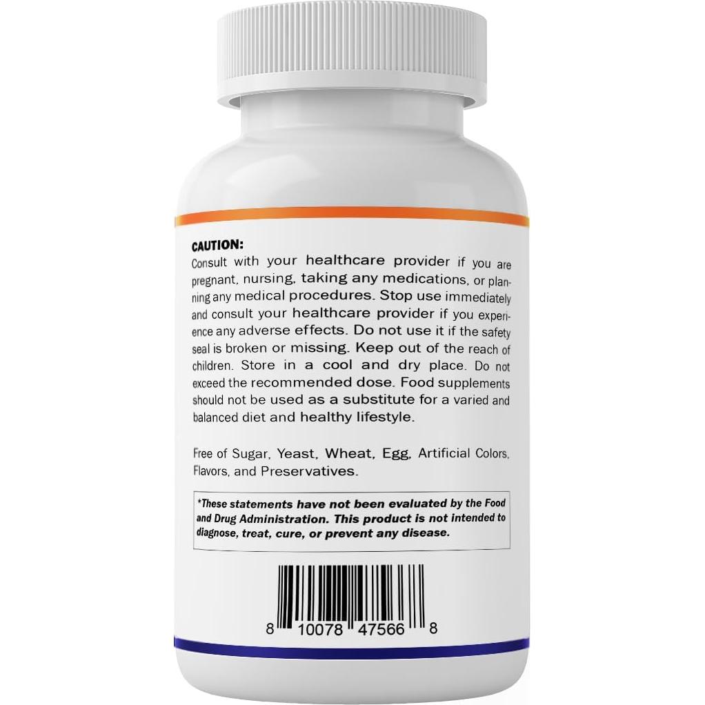 Suplemento de Manzanilla Vitamatic 2500 mg - 240 Cápsulas Veganas