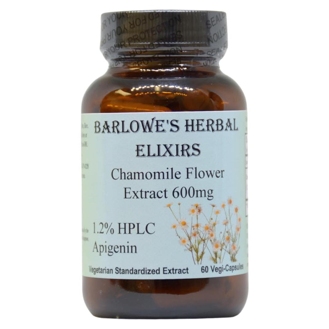 Extracto de Manzanilla Alemana Barlowe's 600mg 60 Cápsulas Veganas