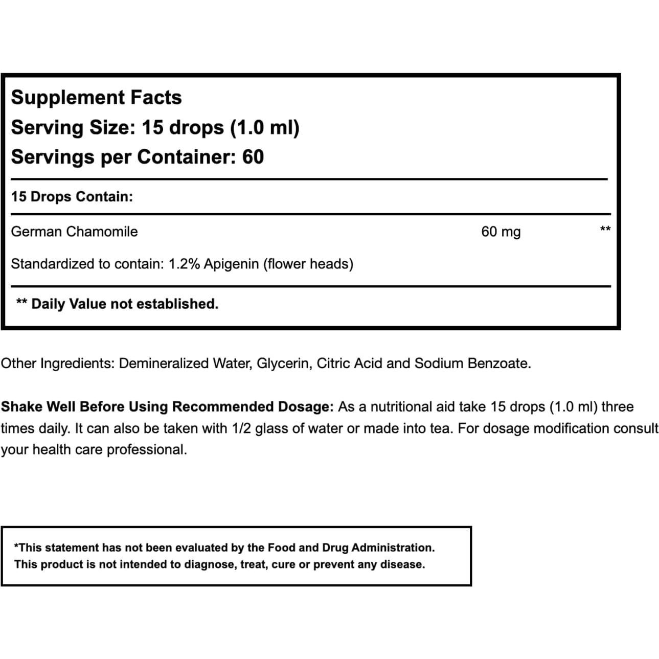 Gotas de Manzanilla Alemana PROGENA 59 ml - Alivio Digestivo