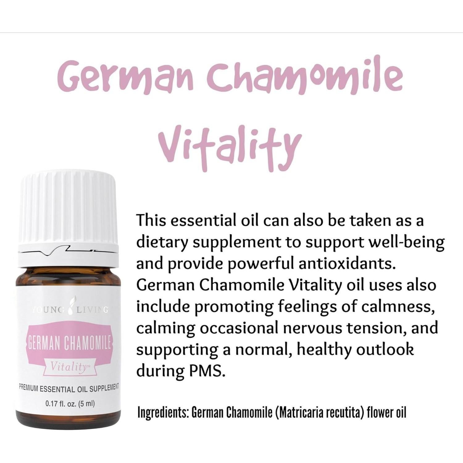 Aceite Esencial Manzanilla Alemana Young Living 5 ml - Antioxidante y Calmante