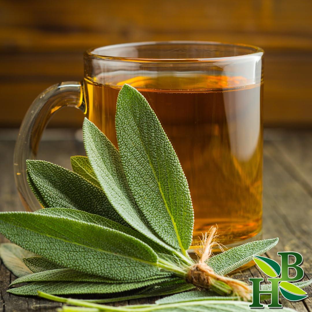 Polvo de Hoja de Salvia 113.4g Herb To Body - 100% Natural