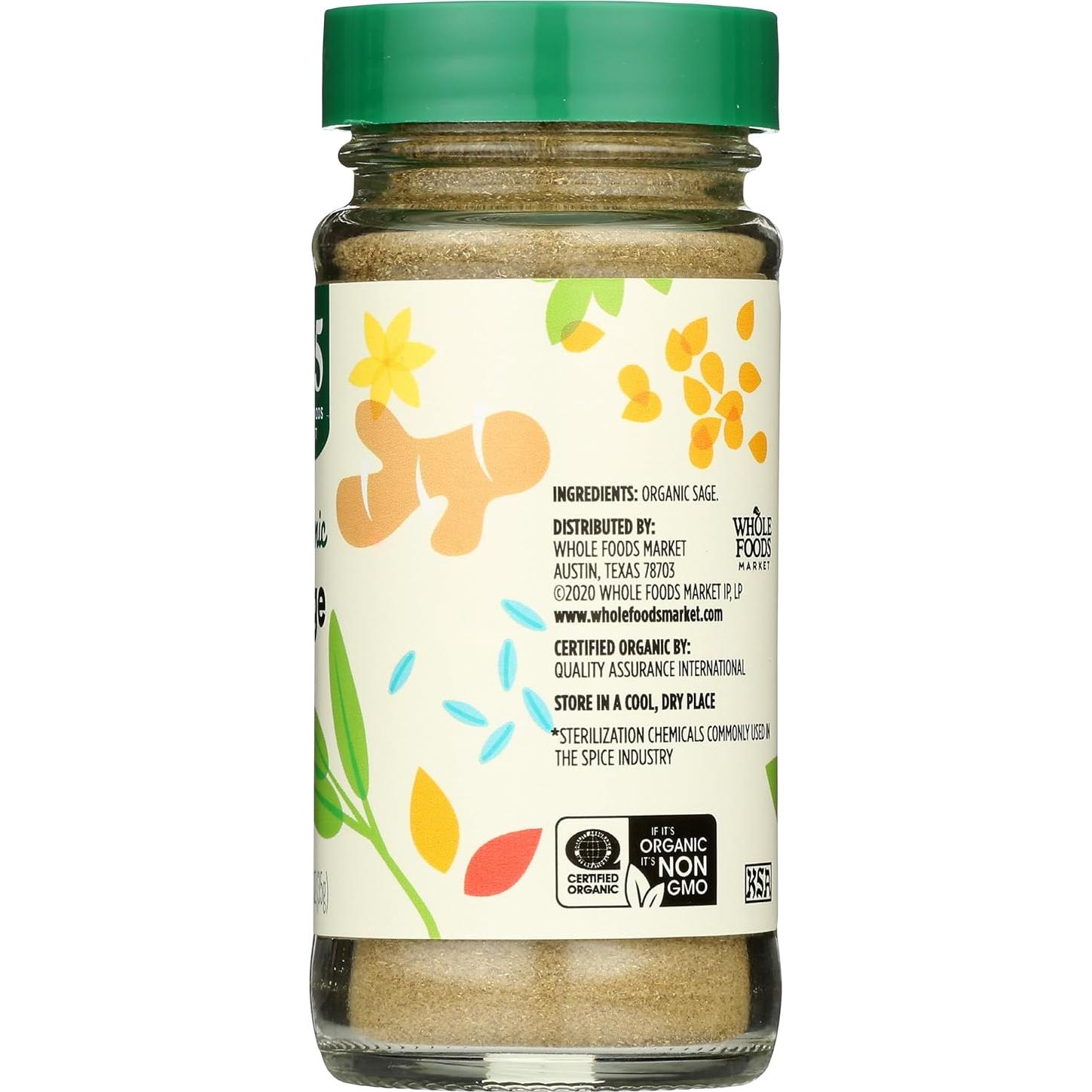 Salvia Orgánica 365 por Whole Foods Market 34.84 g