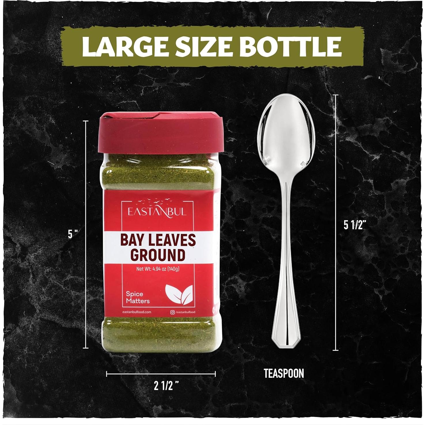 Polvo de Hojas de Laurel Eastanbul 140g - Especia Natural Vegana