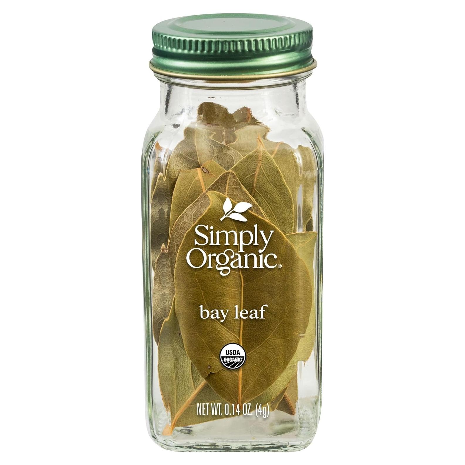 Hoja de Laurel Orgánica Simply 0.14 oz (3.98 g) Kosher