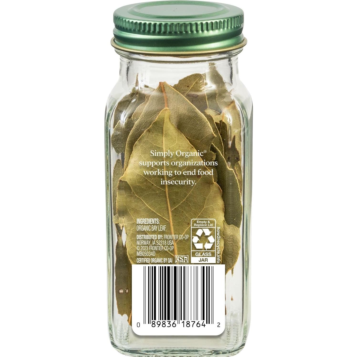 Hoja de Laurel Orgánica Simply 0.14 oz (3.98 g) Kosher