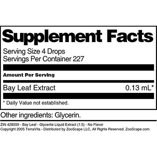 Extracto Líquido de Hoja de Laurel TerraVita 29.57 ml