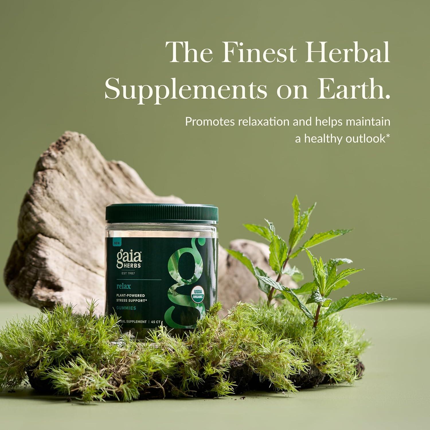 Gomas Relajantes Gaia Herbs - 45 Gomas de Calma Natural