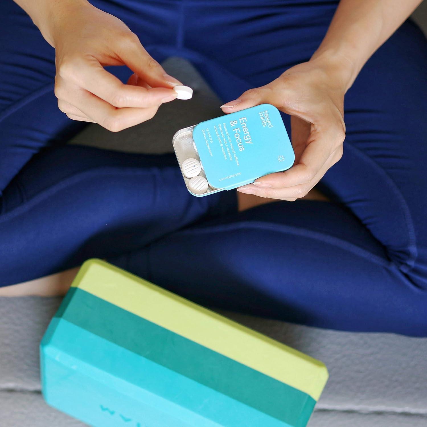 Mentas Energéticas Neuro Sin Azúcar 72 Unidades 80mg Cafeína