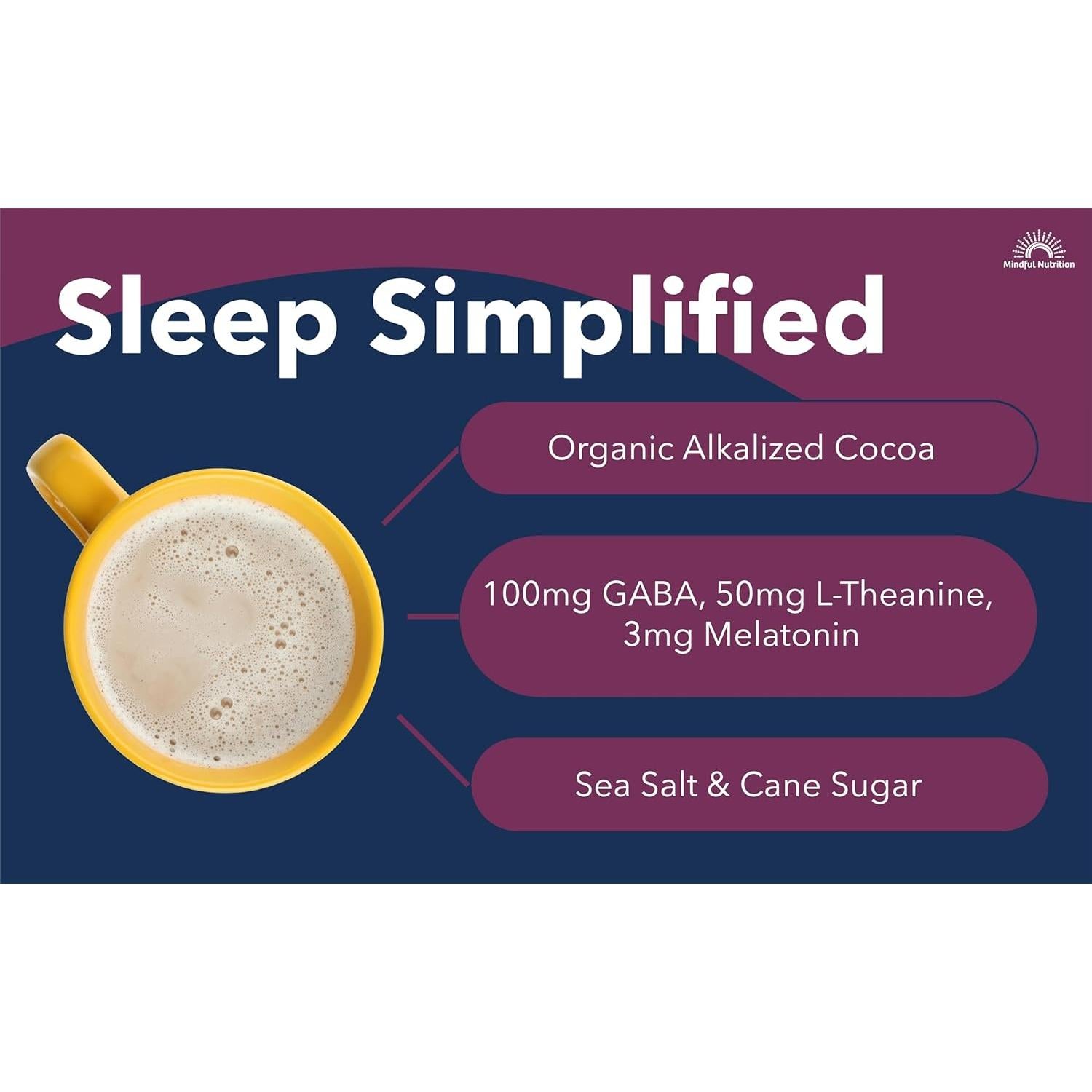 Cacao Nocturno de Menta Nutrición Consciente 340g - Melatonina 3mg