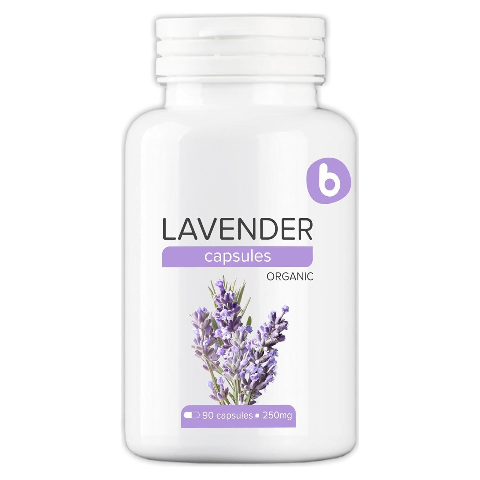 Cápsulas de Lavanda Orgánica Bobica - 90 Veganas para Relajación