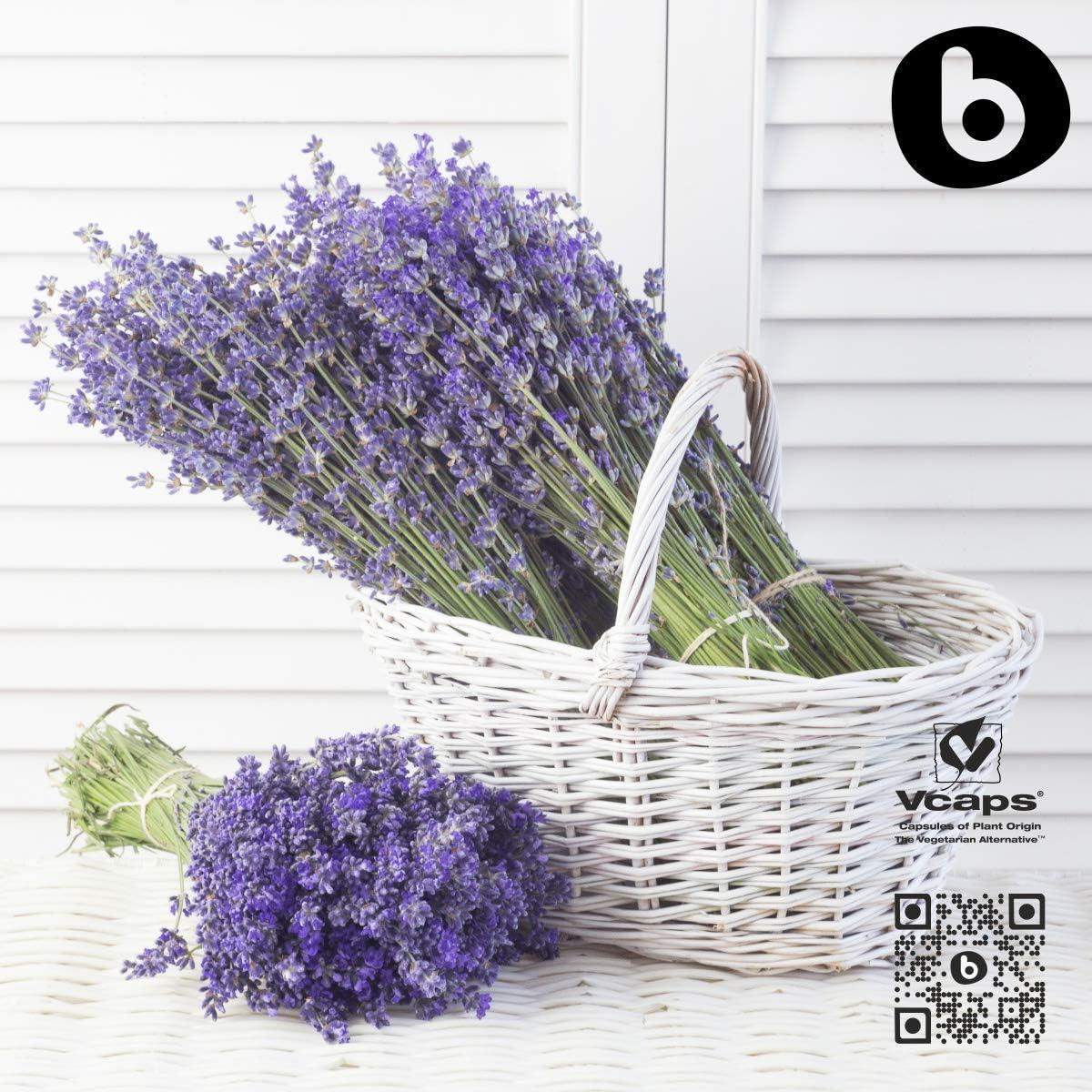 Cápsulas de Lavanda Orgánica Bobica - 90 Veganas para Relajación