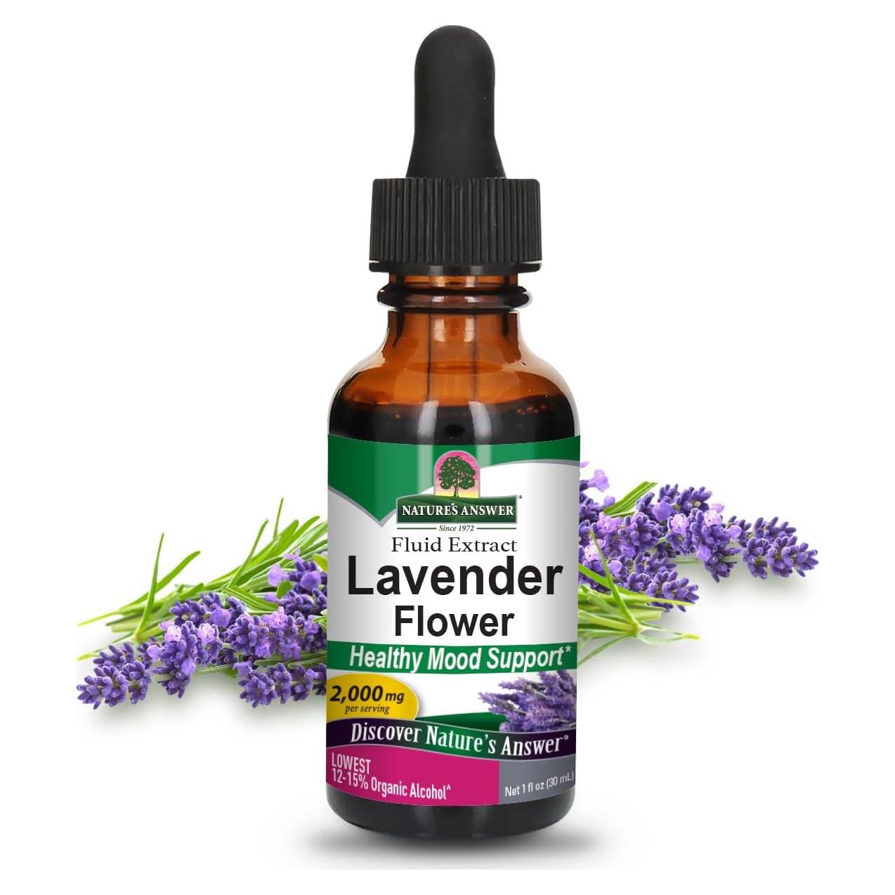 Flor de Lavanda Nature's Answer 30 ml - Digestión Saludable