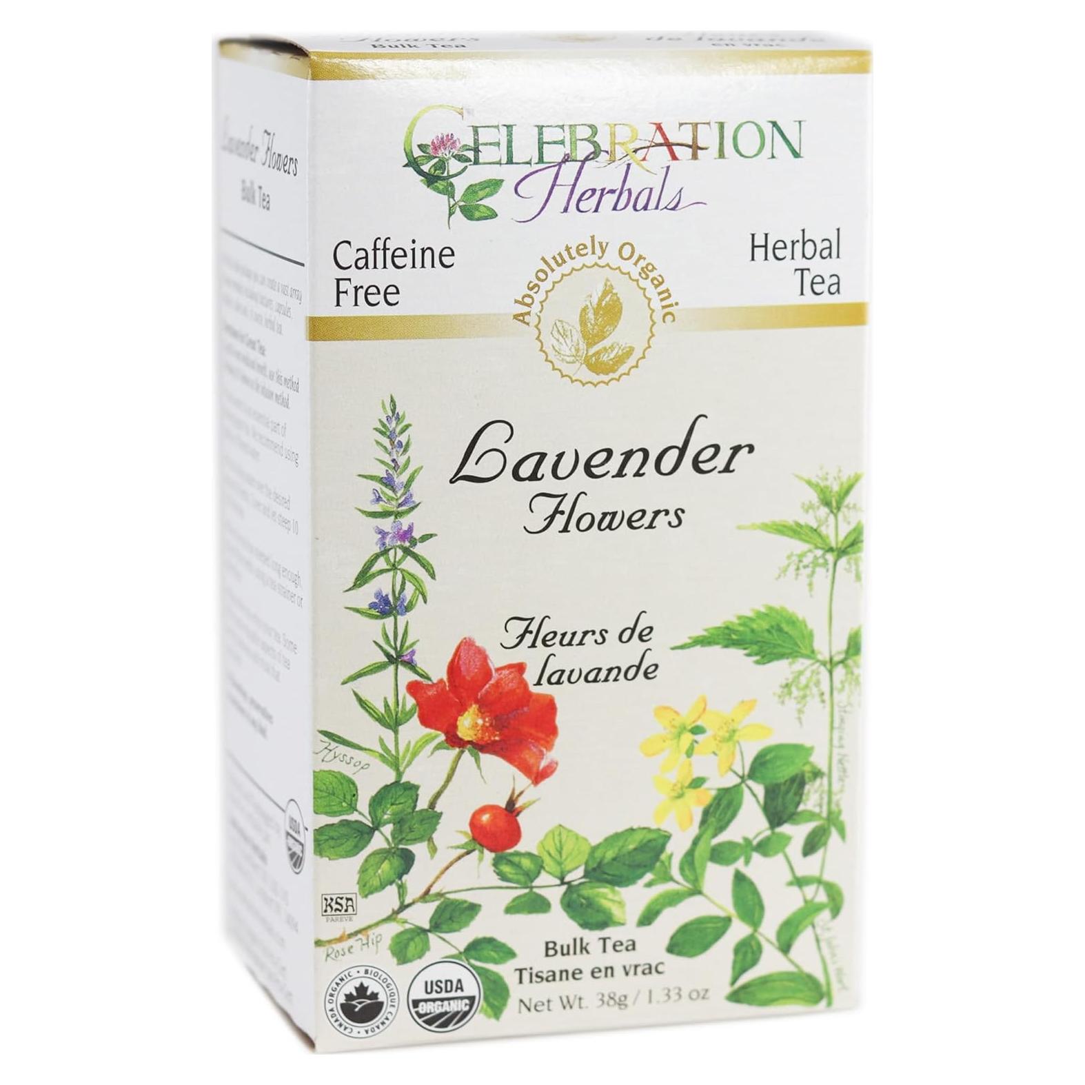 Flores de Lavanda Orgánicas Celebration Herbals 38 g