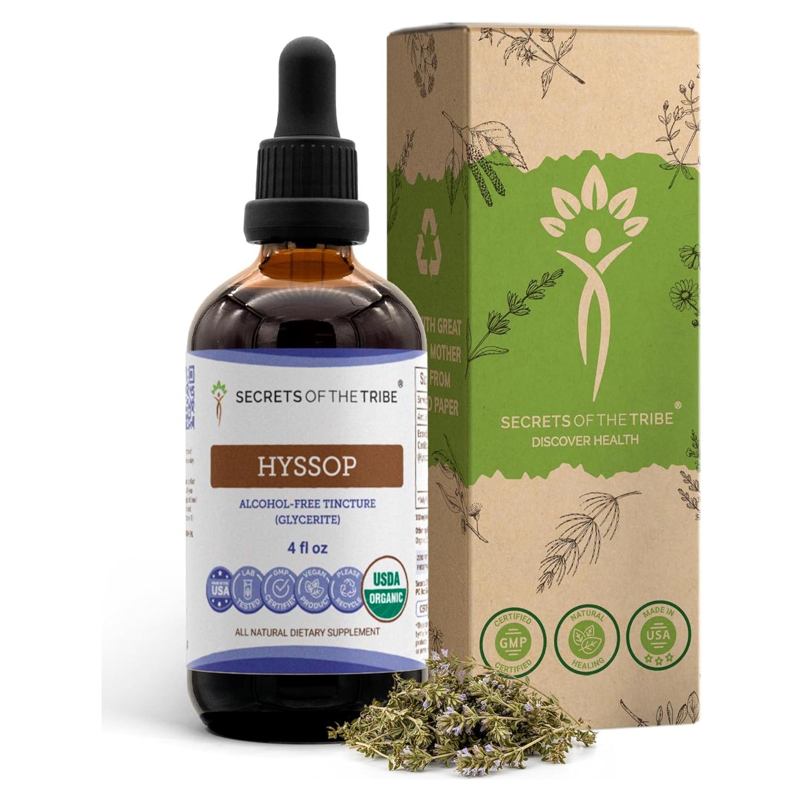 Extracto Líquido de Hisopo Orgánico USDA 118 ml - Secretos de la Tribu