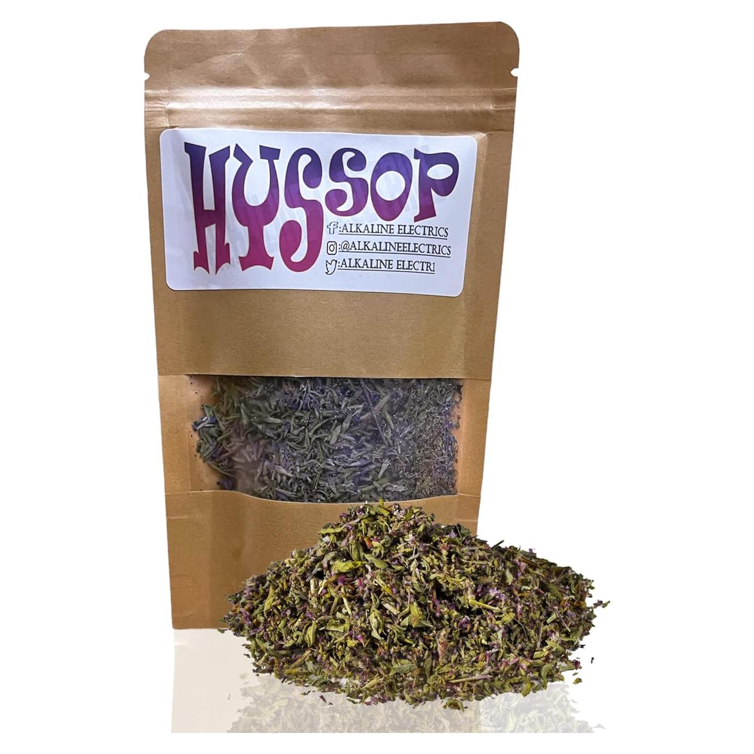 Hisopo Orgánico 28.35g - Alkaline Electrics - Bienestar Respiratorio