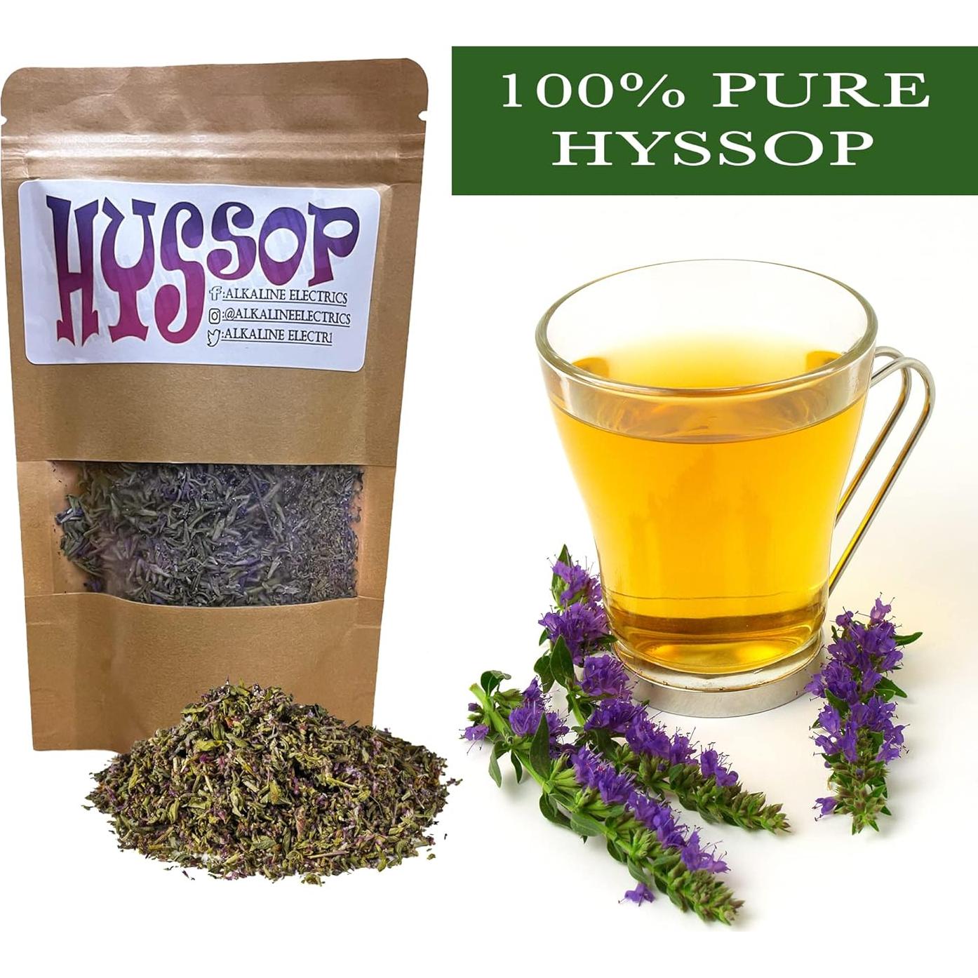 Hisopo Orgánico 28.35g - Alkaline Electrics - Bienestar Respiratorio