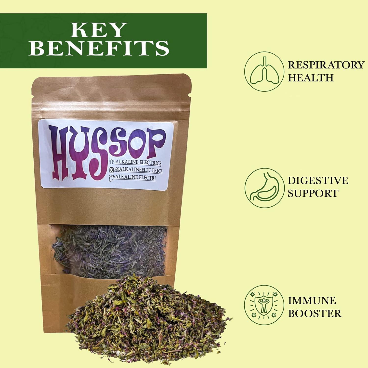 Hisopo Orgánico 28.35g - Alkaline Electrics - Bienestar Respiratorio