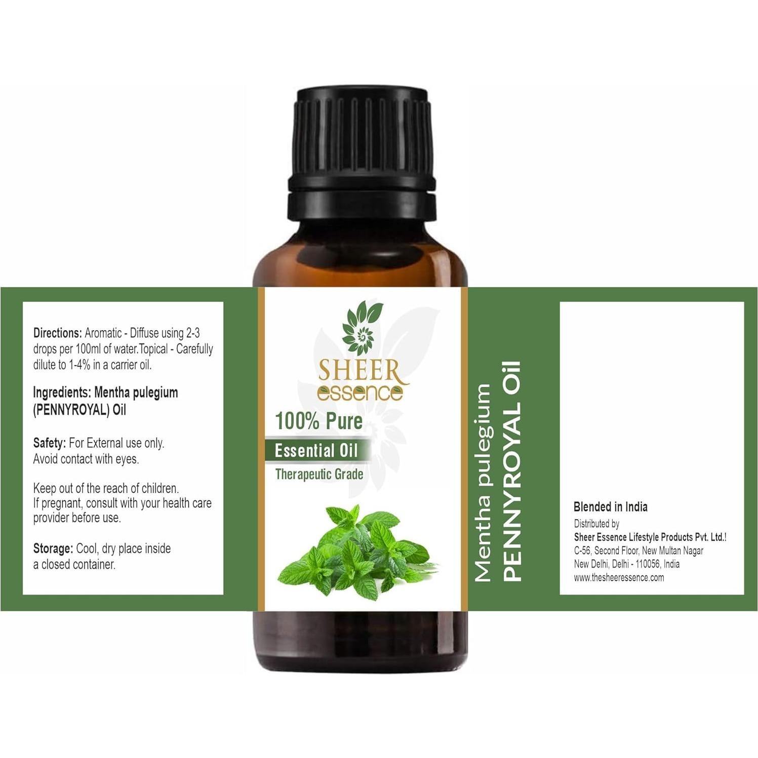 Aceite Esencial de Pennyroyal 100% Puro Sheer Essence 4.73 ml