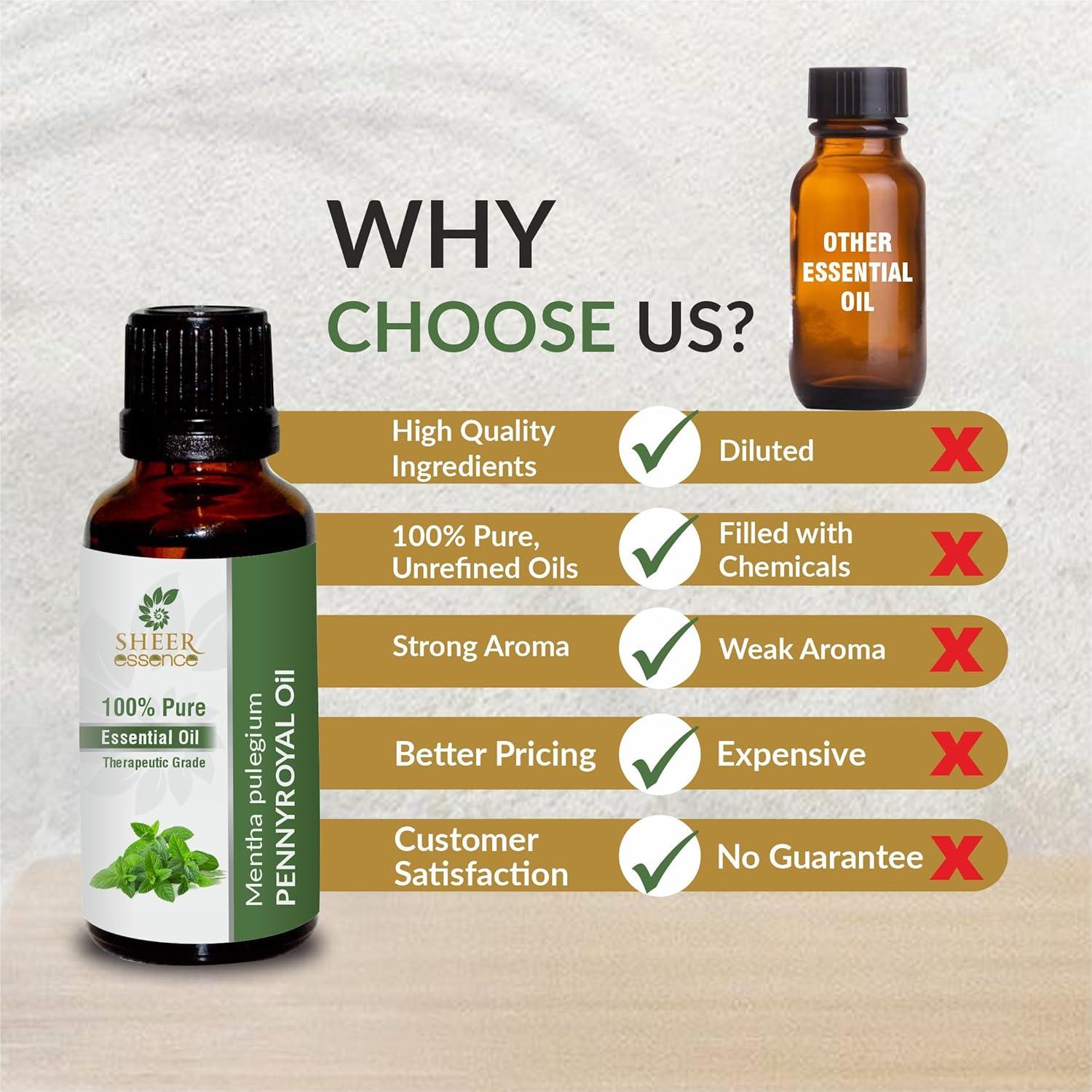 Aceite Esencial de Pennyroyal 100% Puro Sheer Essence 4.73 ml