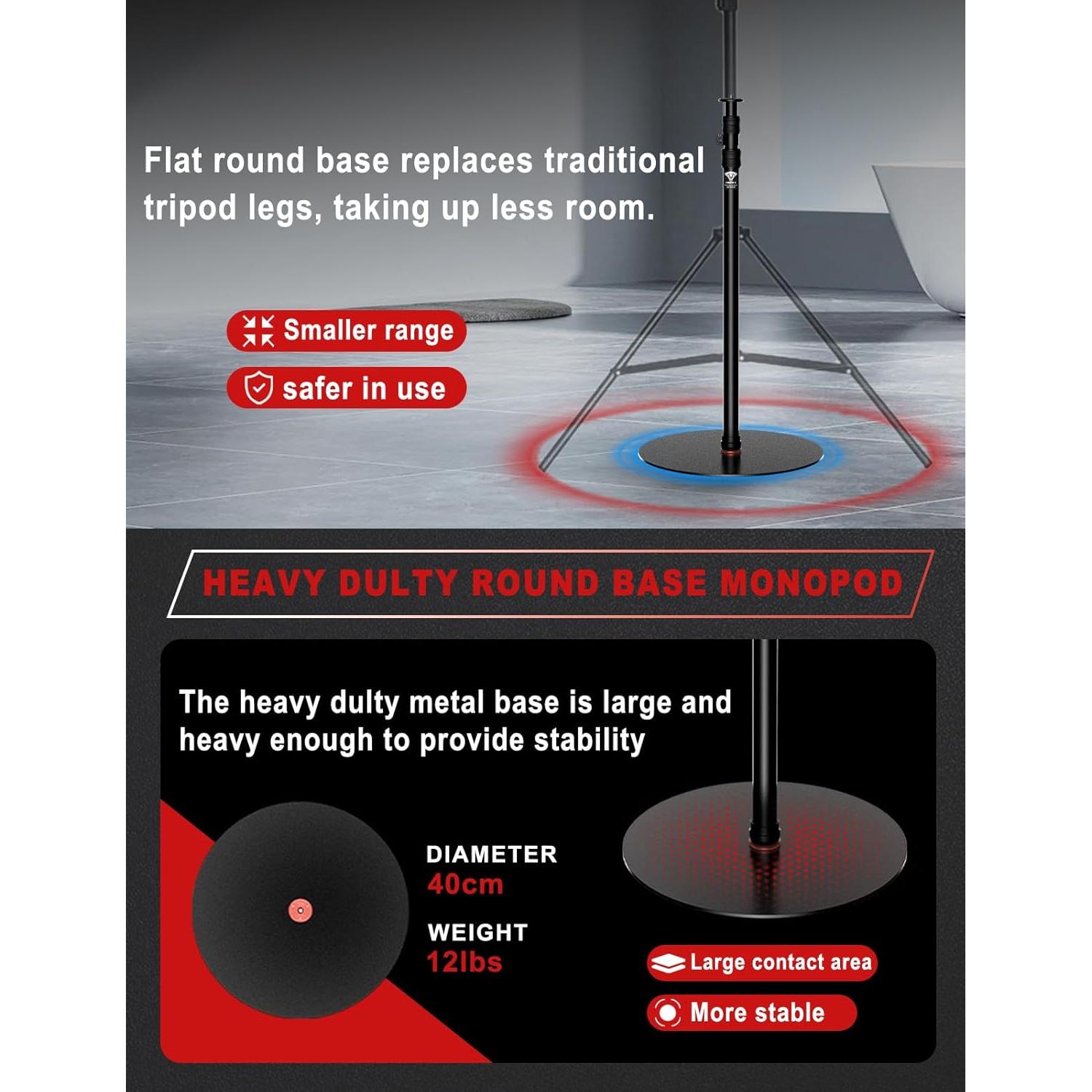 Monopod IFOOTAGE RB-A400 Soporte de Luz 2,11m 10kg