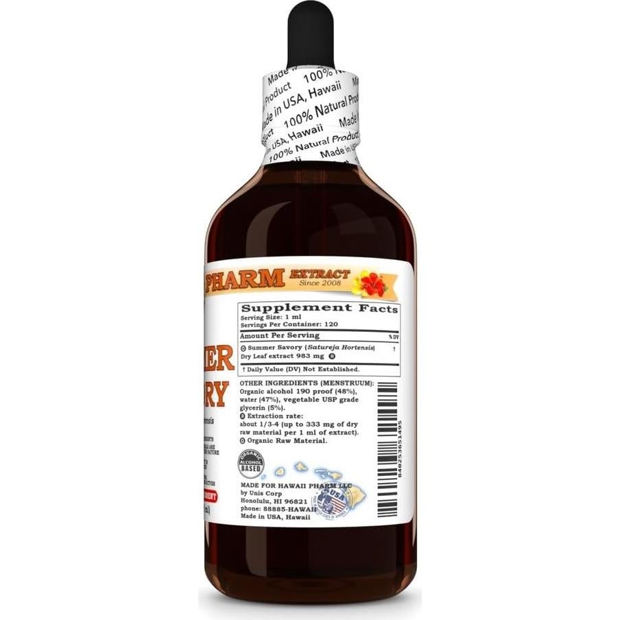 Extracto Líquido de Savory de Verano Hawaii Pharm 118 ml
