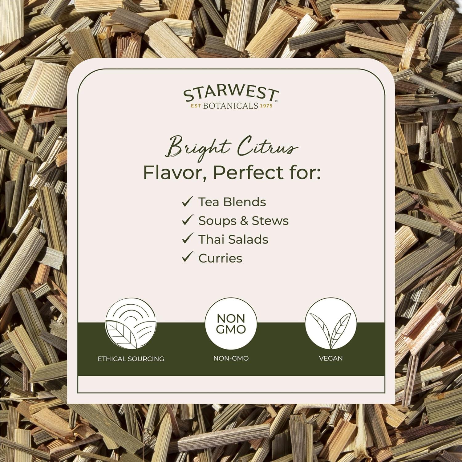 Hierba de Limón Orgánica Starwest Botanicals 0.45 kg - Té y Cocina