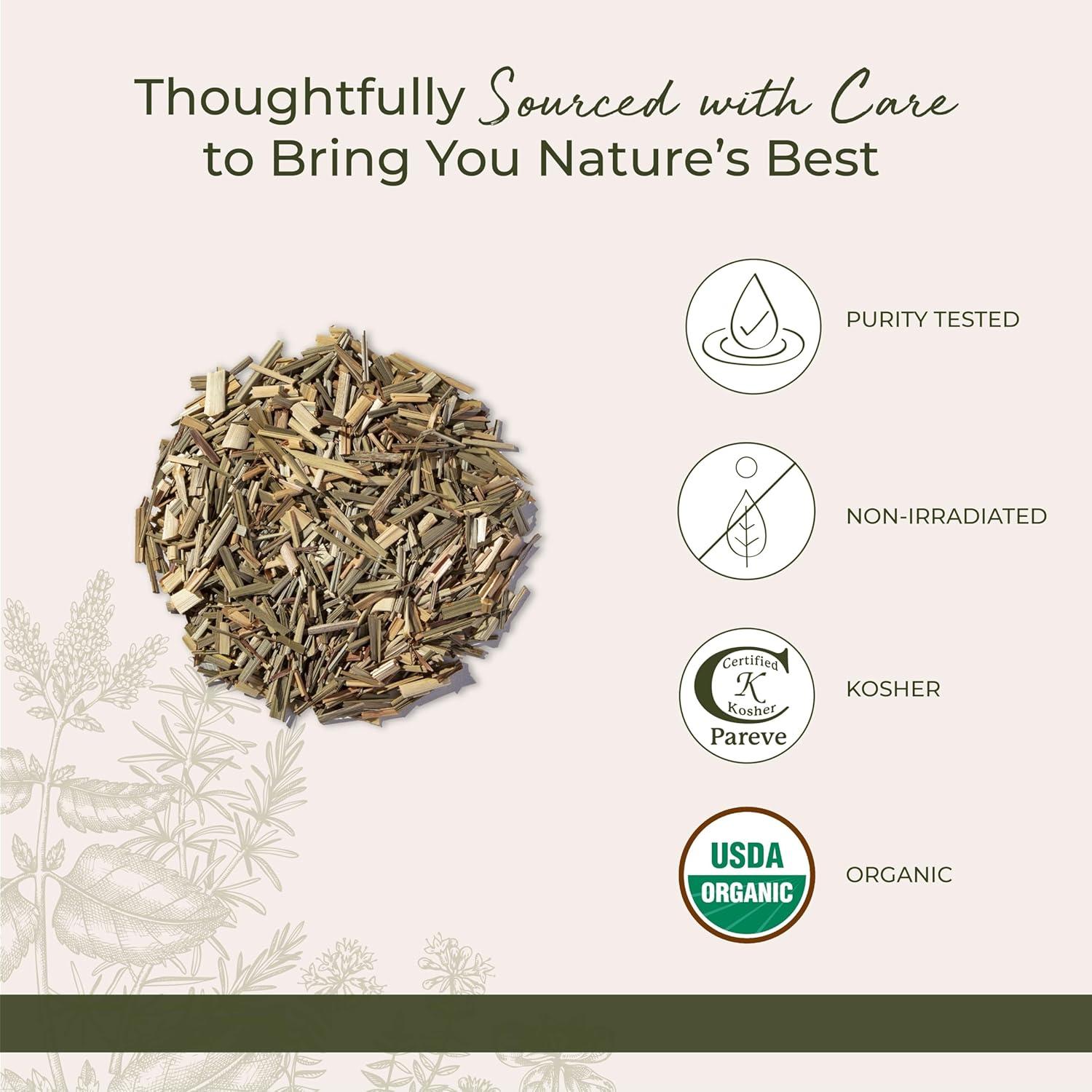 Hierba de Limón Orgánica Starwest Botanicals 0.45 kg - Té y Cocina