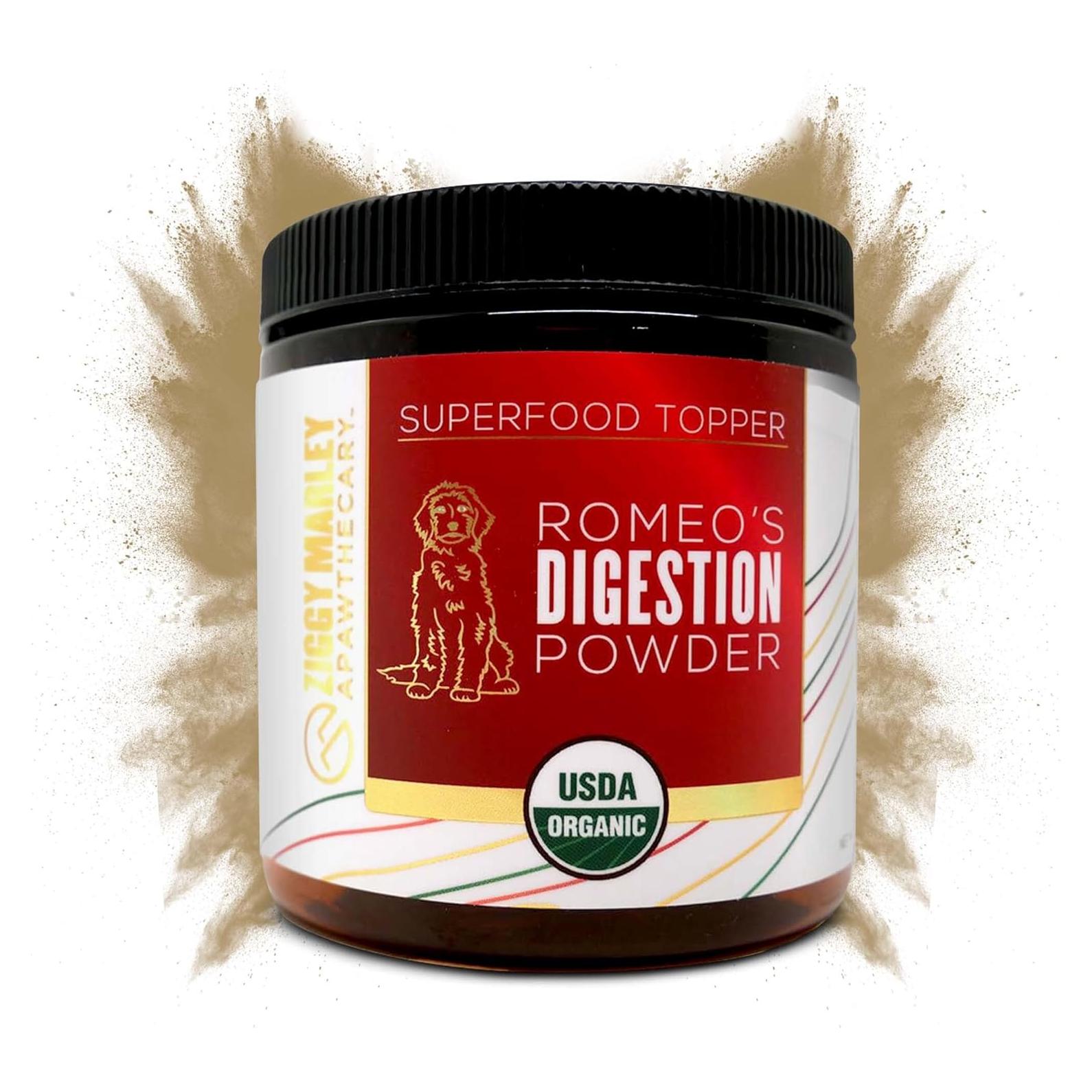 Polvo Digestivo Orgánico Ziggy Marley para Perros 90g