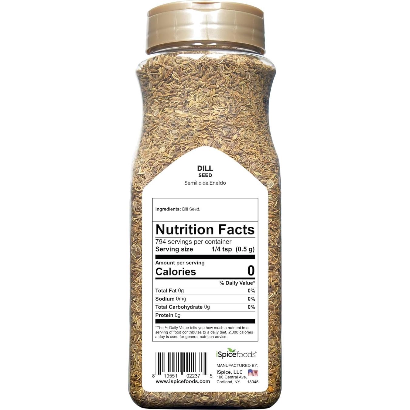 Semilla de Eneldo Entera iSpice 397 g - Sabor Premium