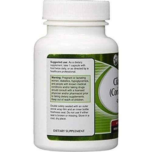 Suplemento Herbal Vitacost Cilantro 425 mg - 60 Cápsulas