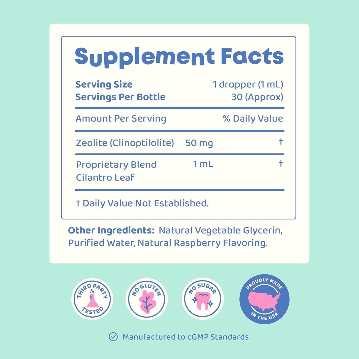 Gotas de Cilantro JoySpring DetoxZee 30 Porciones 29.57 ml