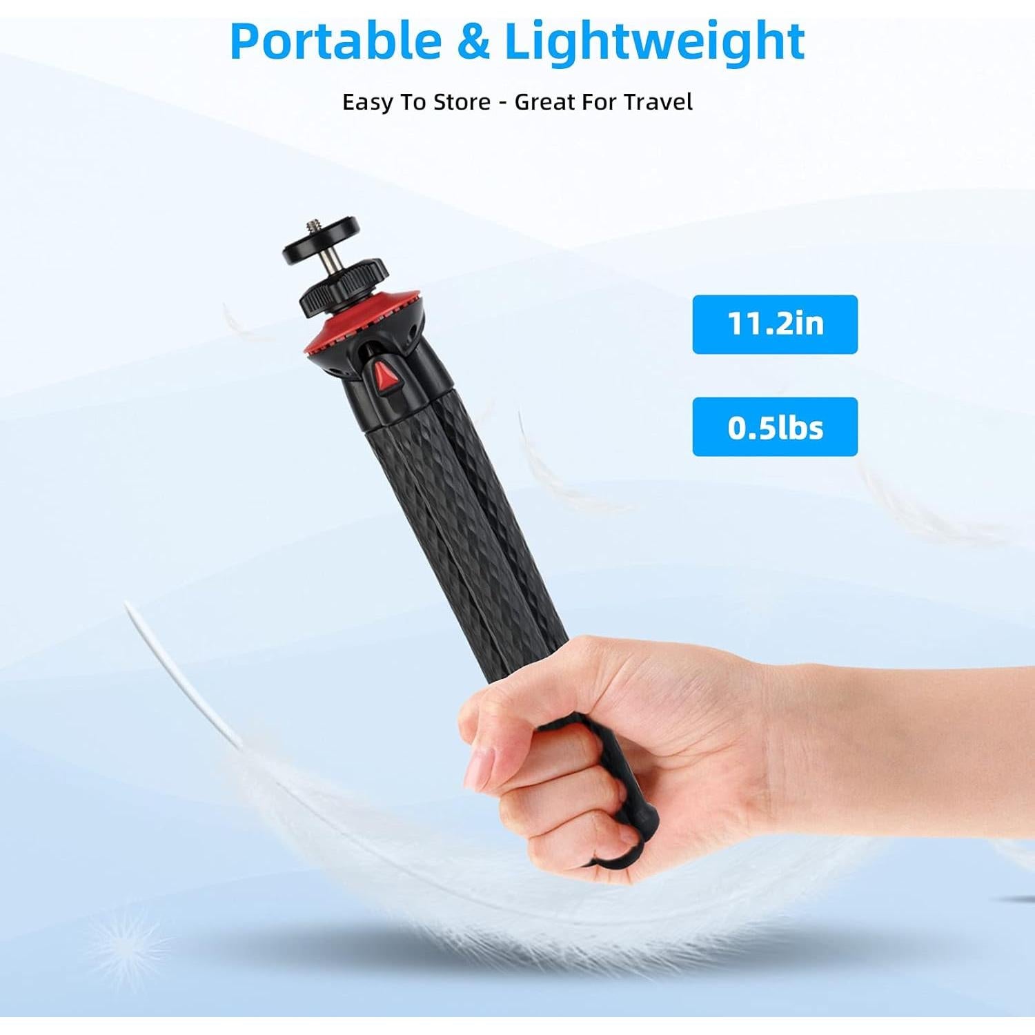 Trípode Mini NexiGo Flexible para Cámara y Teléfono