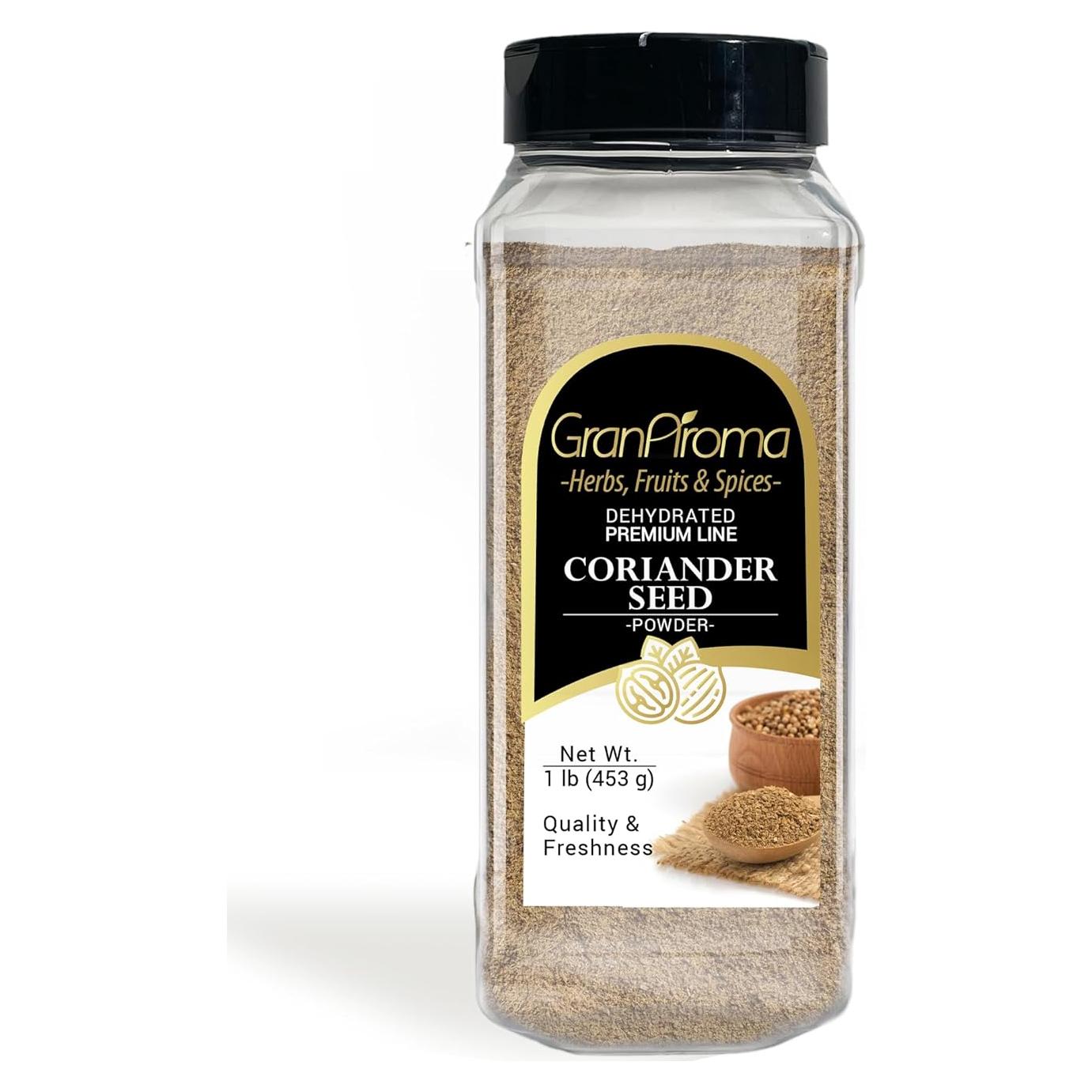 GranAroma Polvo de Semilla de Cilantro 453.6 g Sabor Suave