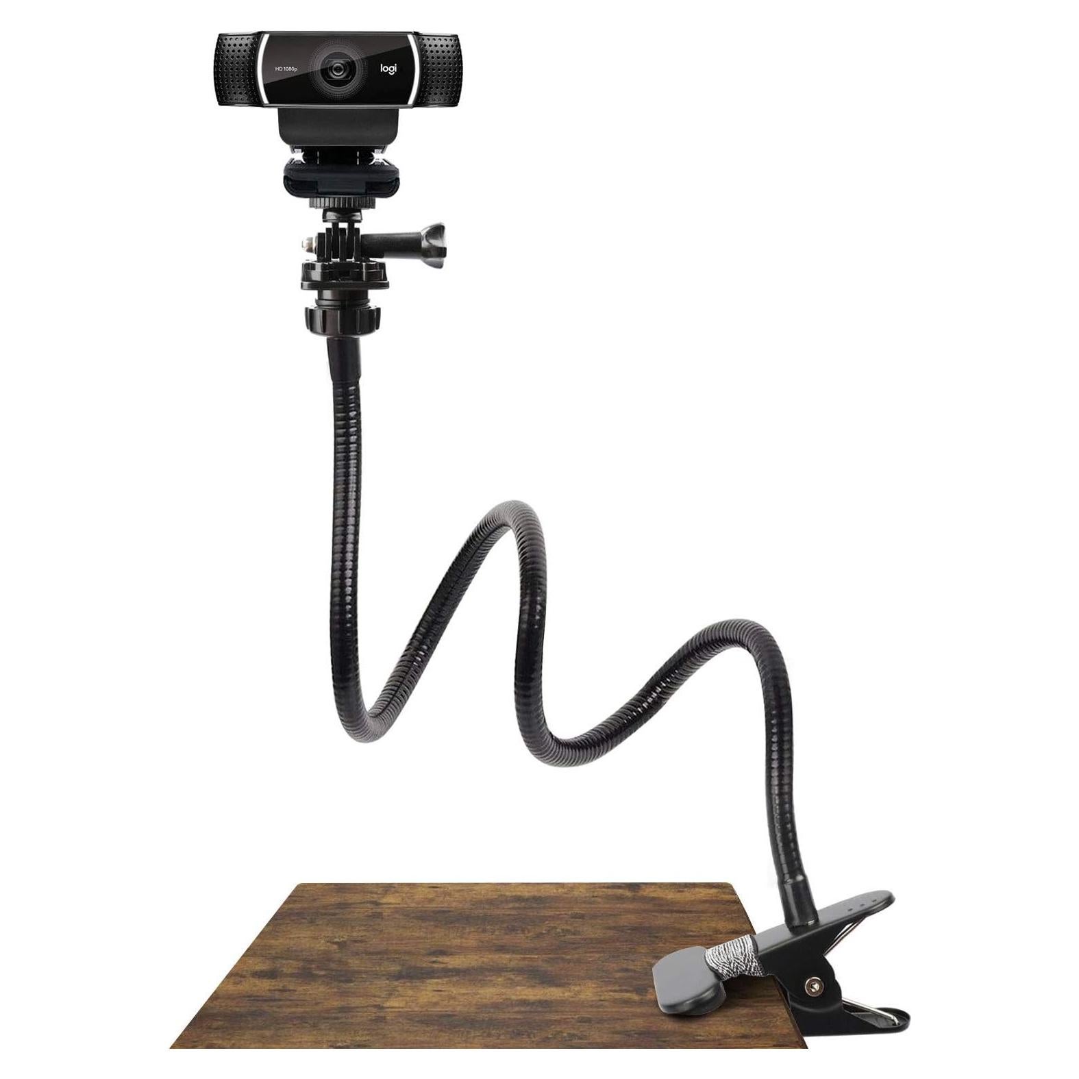 Soporte para Webcam Pipishell PIWS01 Flexible 64 cm Negro