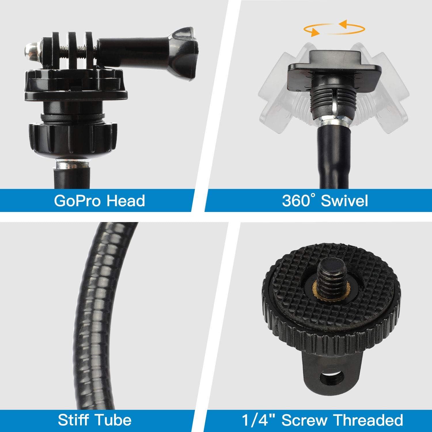 Soporte para Webcam Pipishell PIWS01 Flexible 64 cm Negro