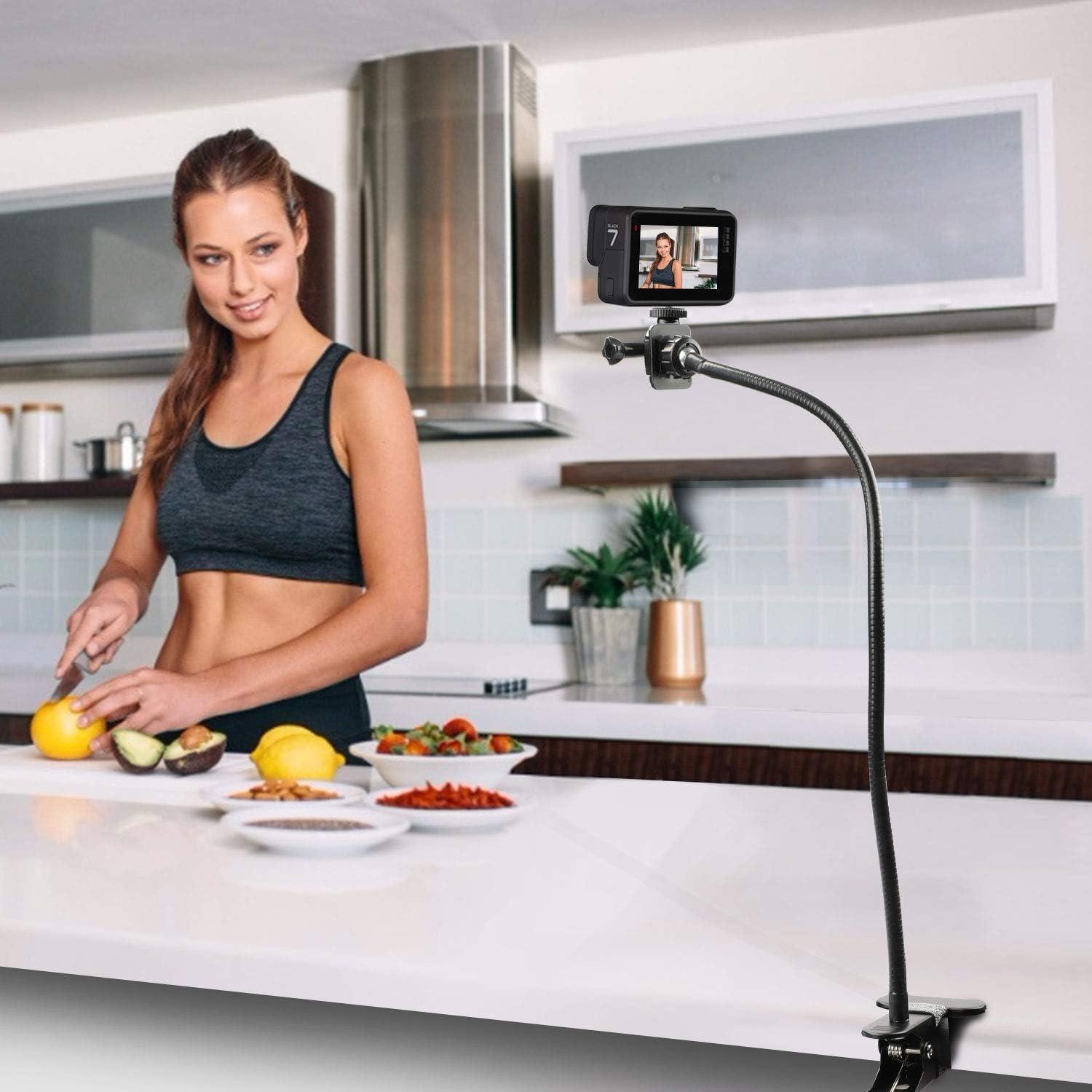 Soporte para Webcam Pipishell PIWS01 Flexible 64 cm Negro