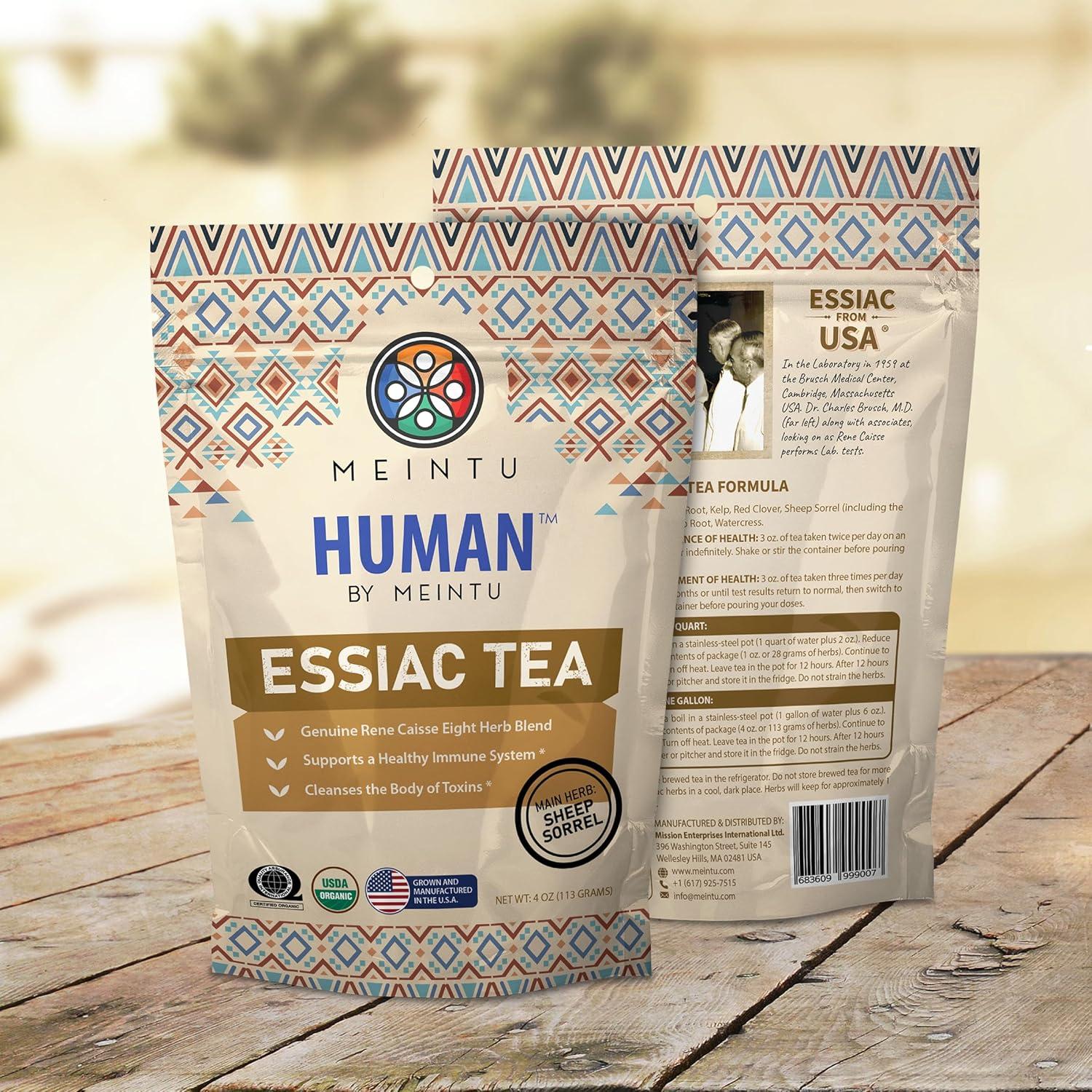 Té Essiac Orgánico MEINTU 113.4 g - Mezcla de 8 Hierbas