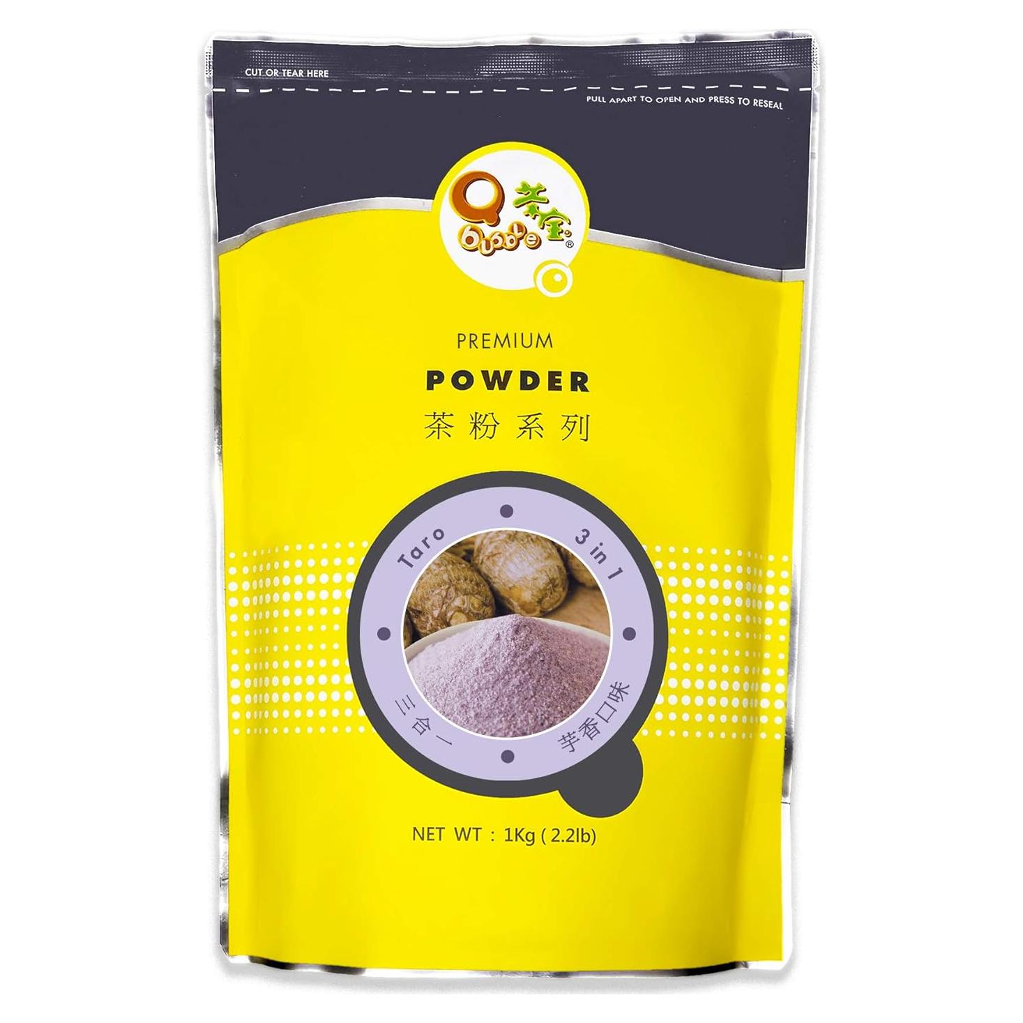Qbubble Té en Polvo Sabor Taro 0.99 kg - Bebida de Burbuja