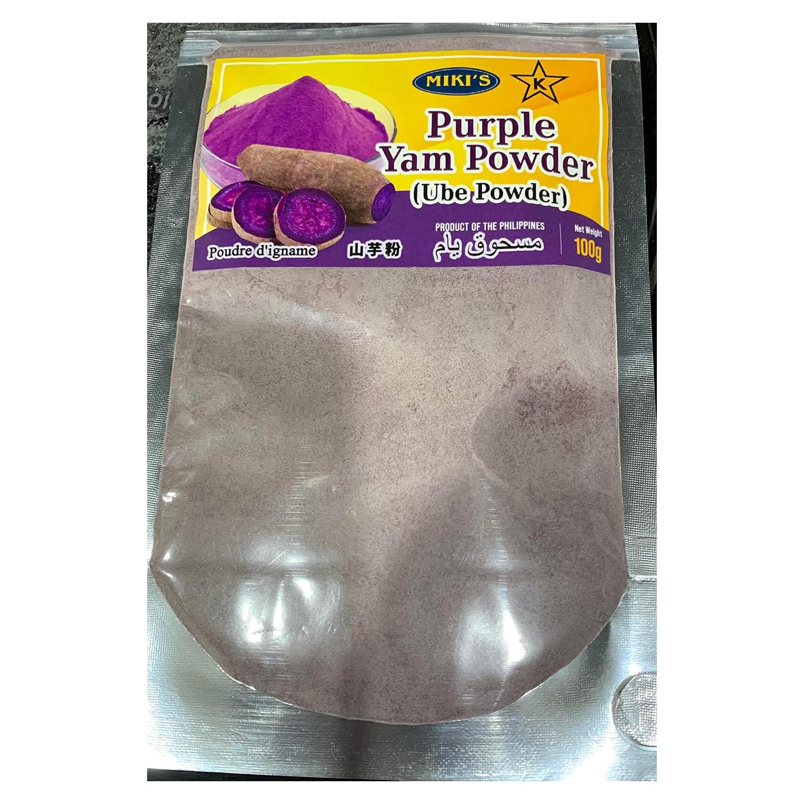 Polvo de Ube Miki 100g - Sabor Natural para Bebidas y Postres