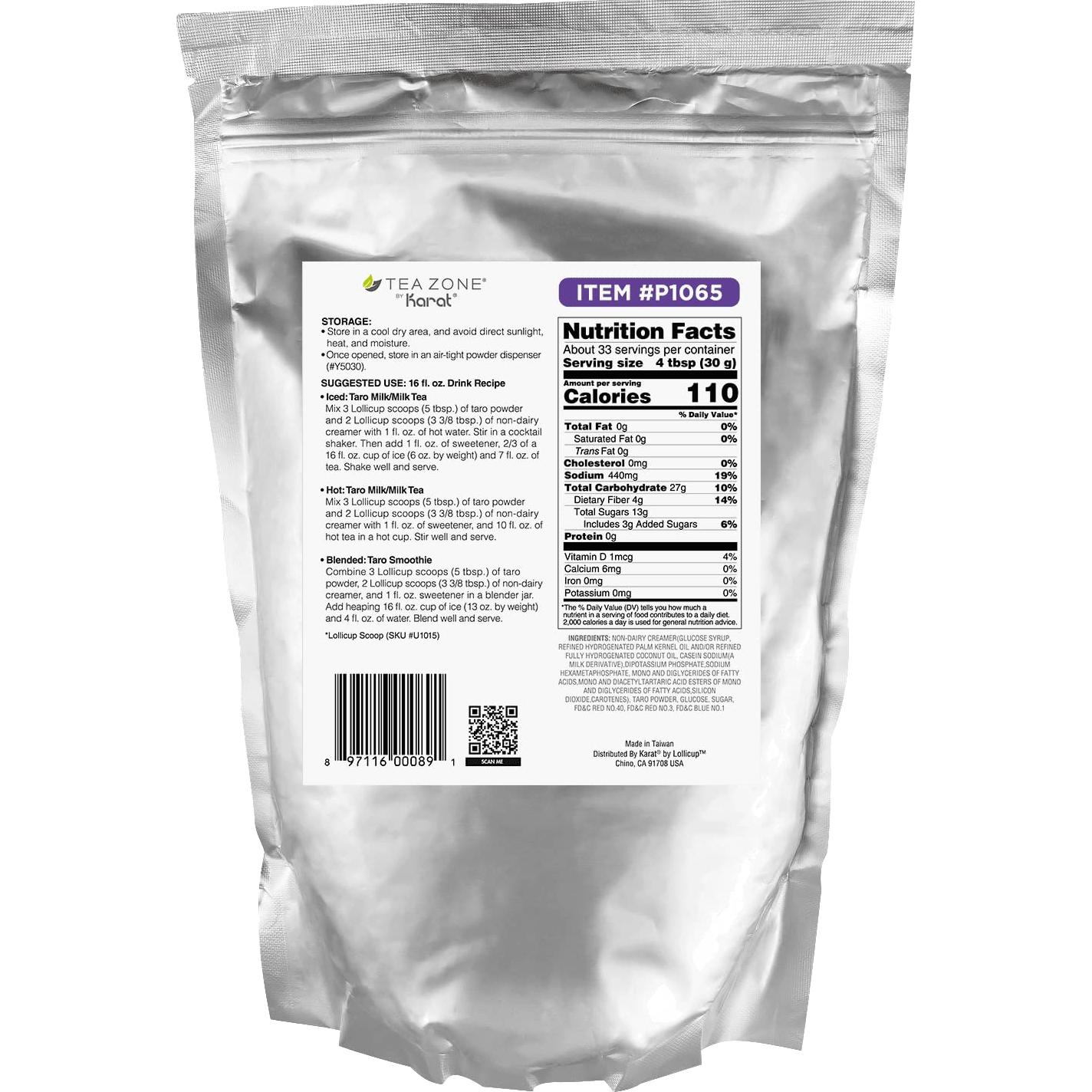 Polvo de Taro Tea Zone 1 kg - Mezcla Premium para Bebidas